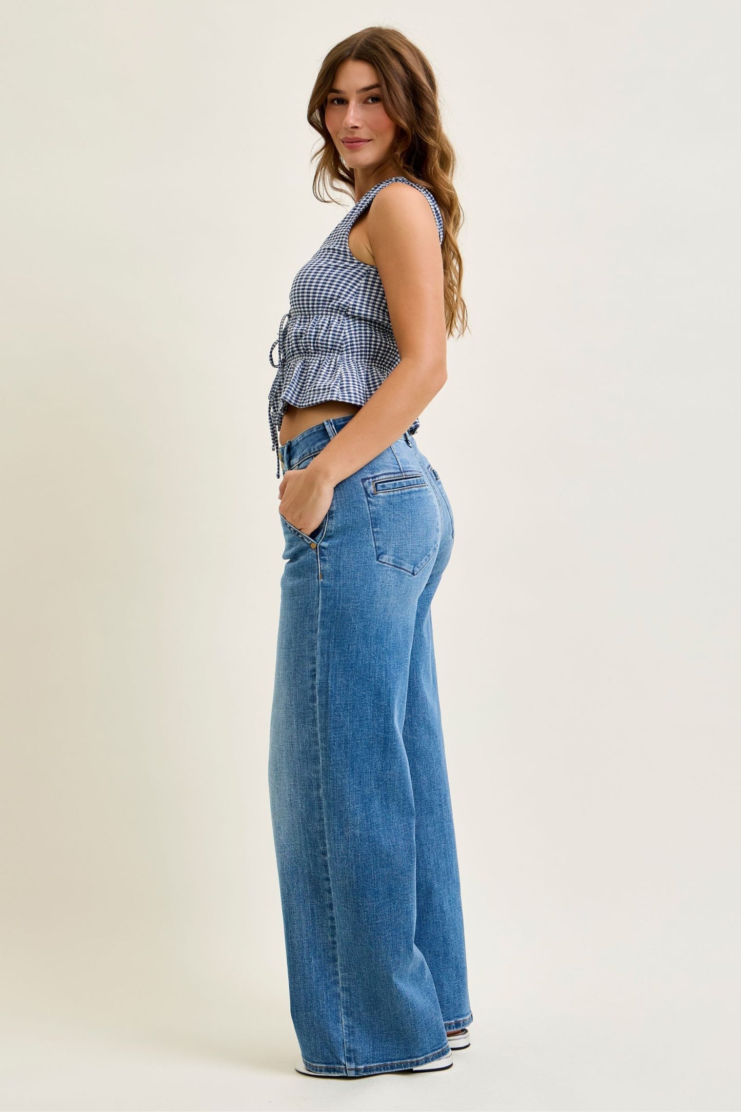 Column W/ Trouser Styling Judy Blue (Long Inseam)
