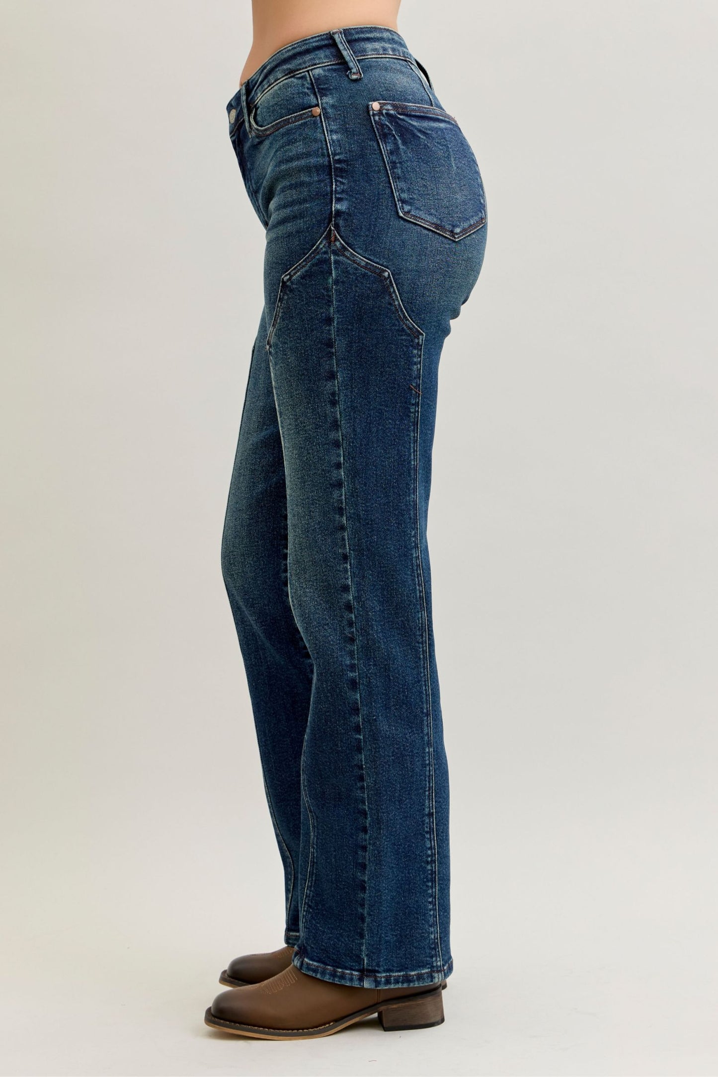 Straight Western Seam Detail Judy Blue