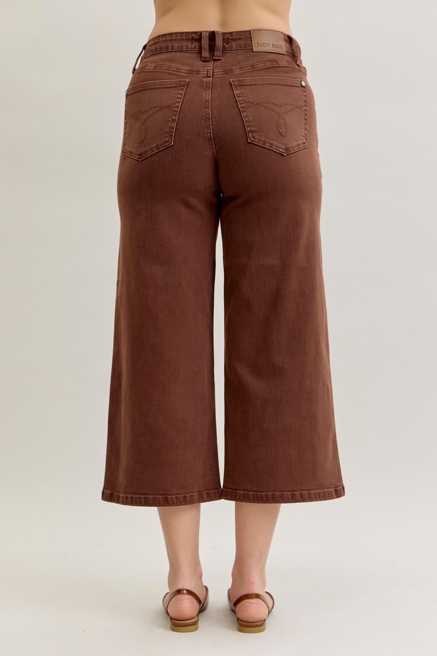 Wide Crop Garment Dyed Utility Judy Blue