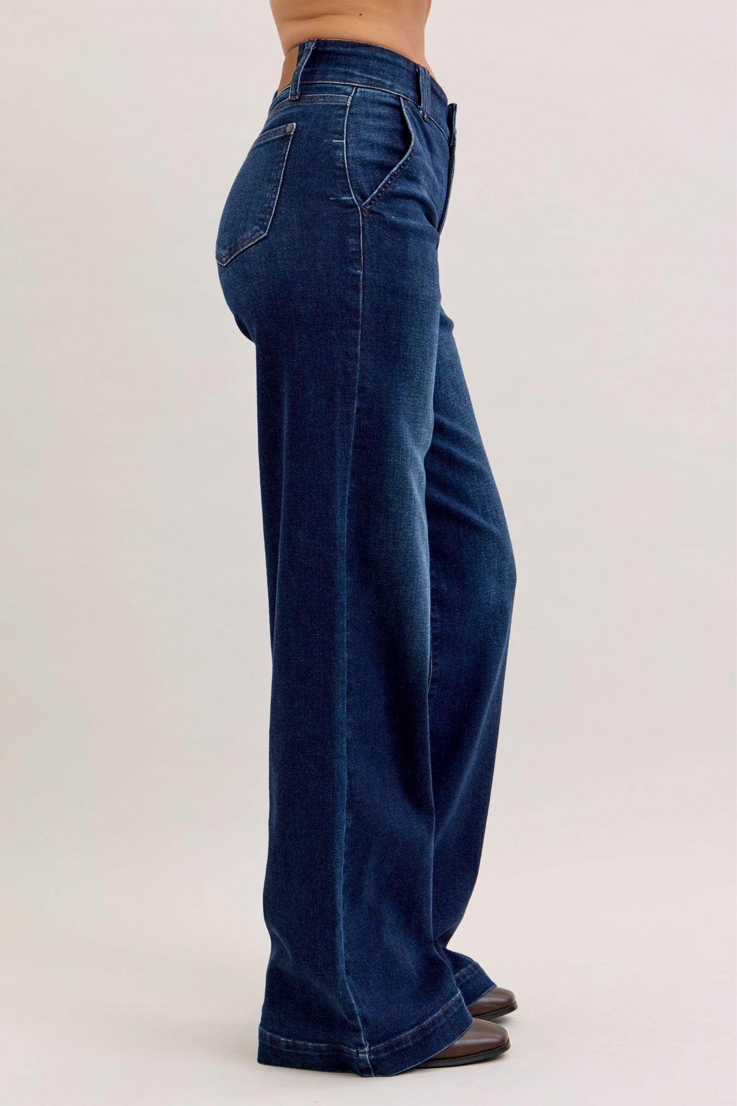 Trouser Wide Leg Judy Blue (Long Inseam)