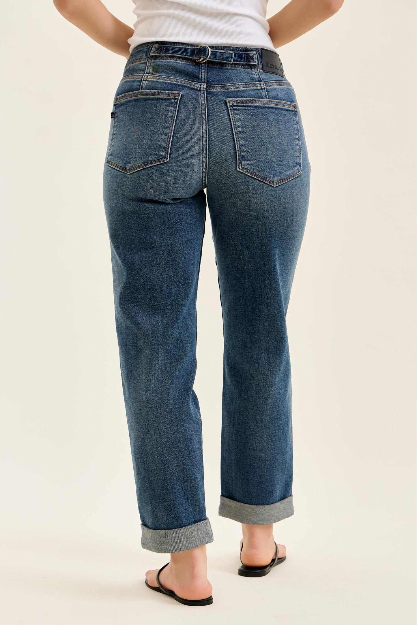 Boyfriend w/ Adjustable Back Tab + Hollywood WB Judy Blue