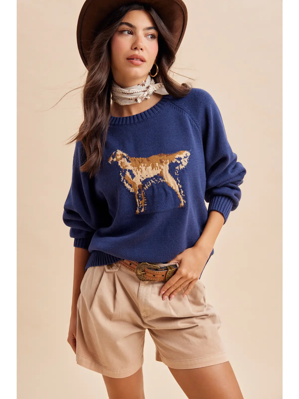 Knitted Retriever Sweater