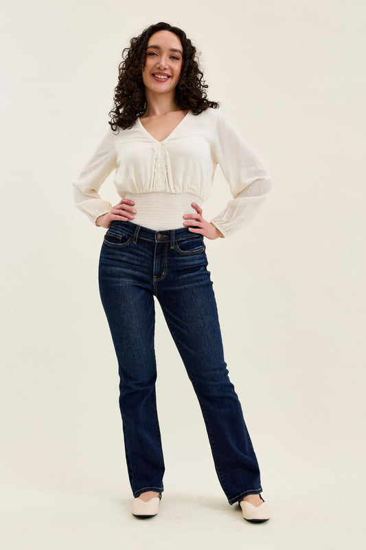Petite Dark Wash Bootcut Judy Blue
