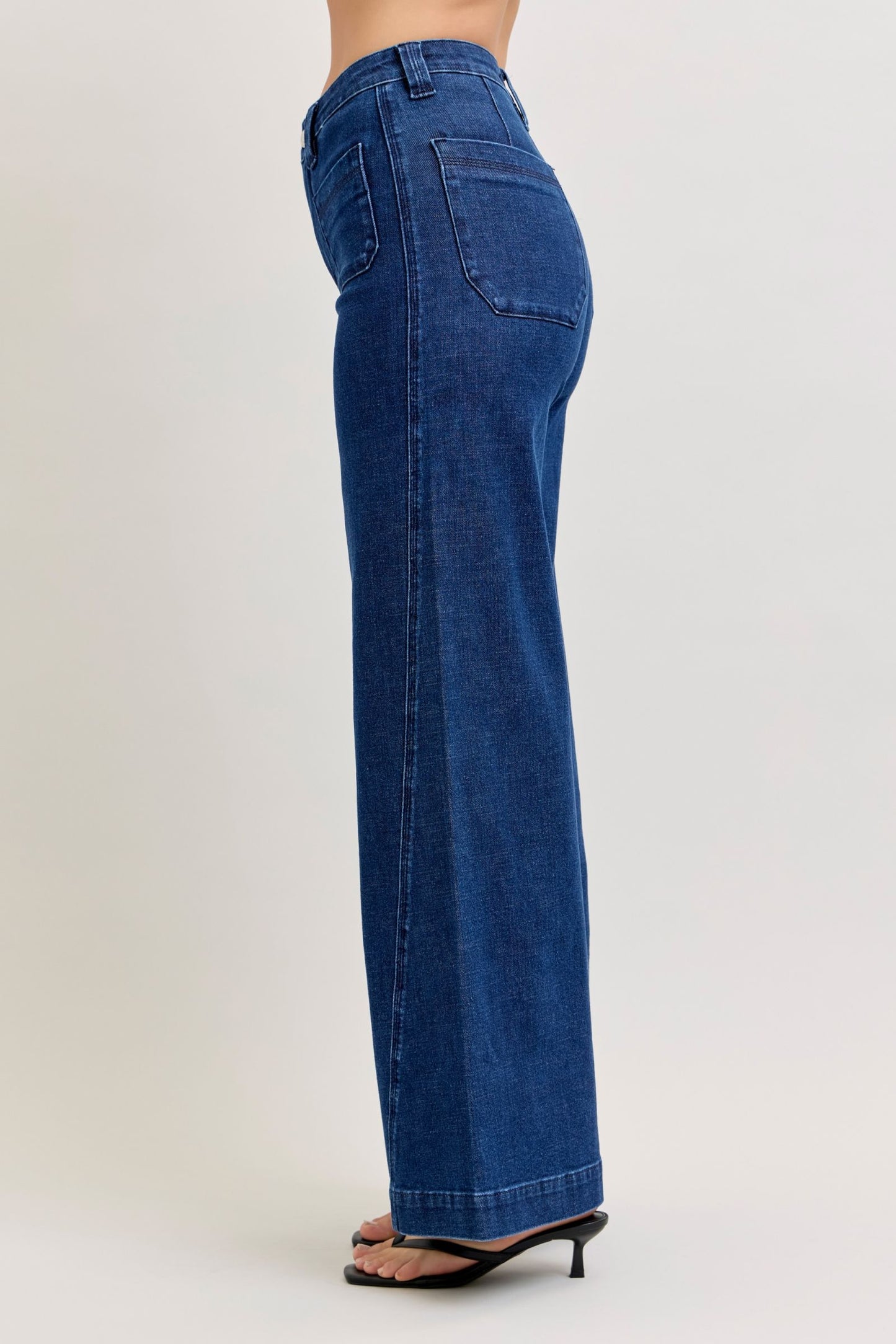 Retro Wide W/ Patch Pkts & Twisted Seam Judy Blue