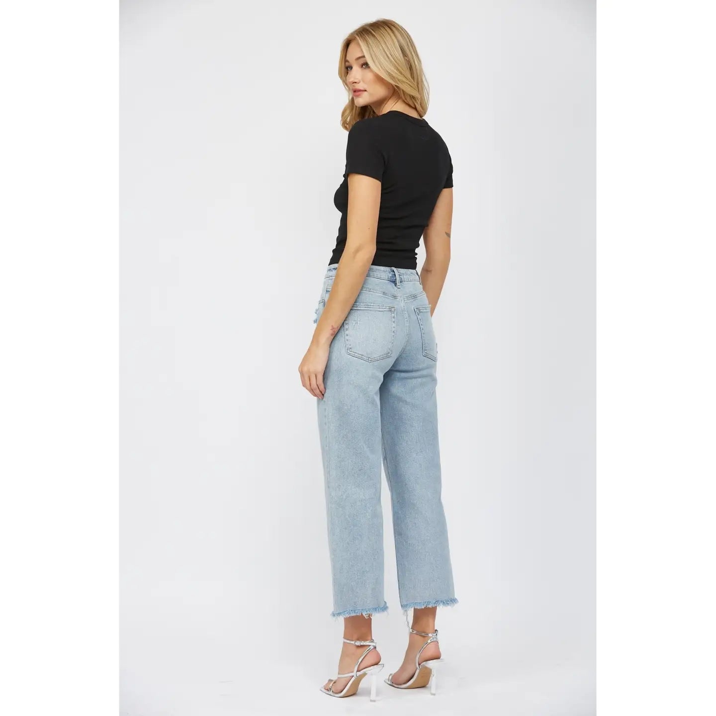 Mica High Rise Ankle Wide Leg