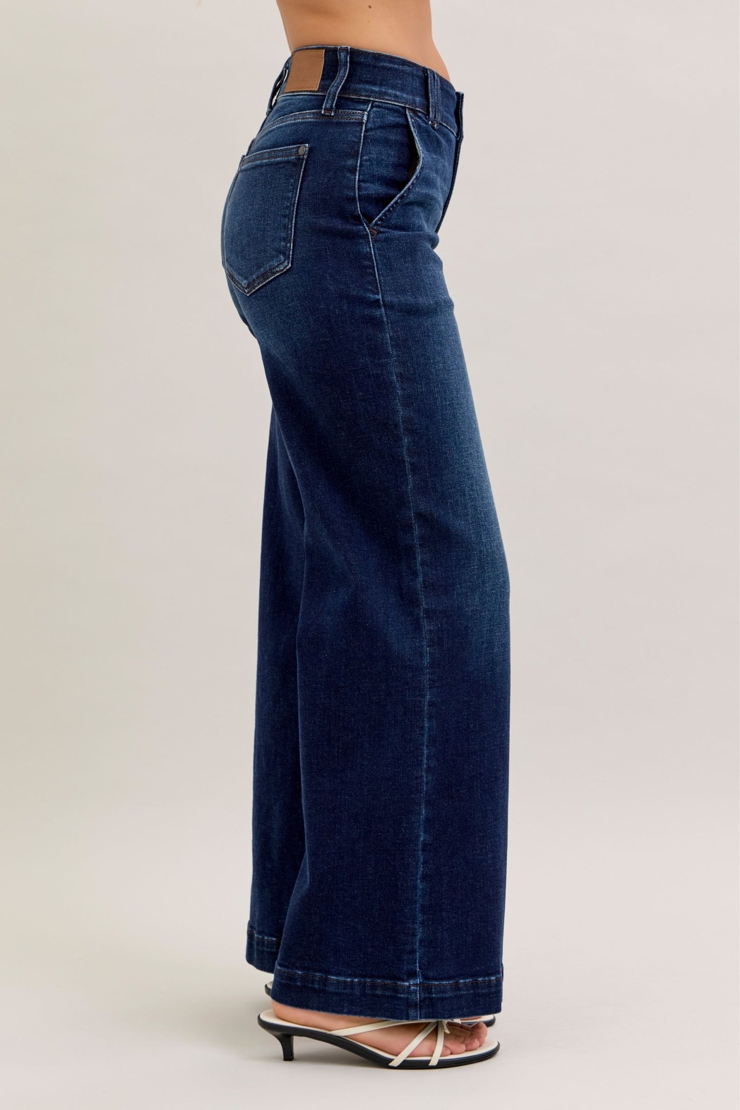 Trouser Wide Leg Judy Blue (Short Inseam)