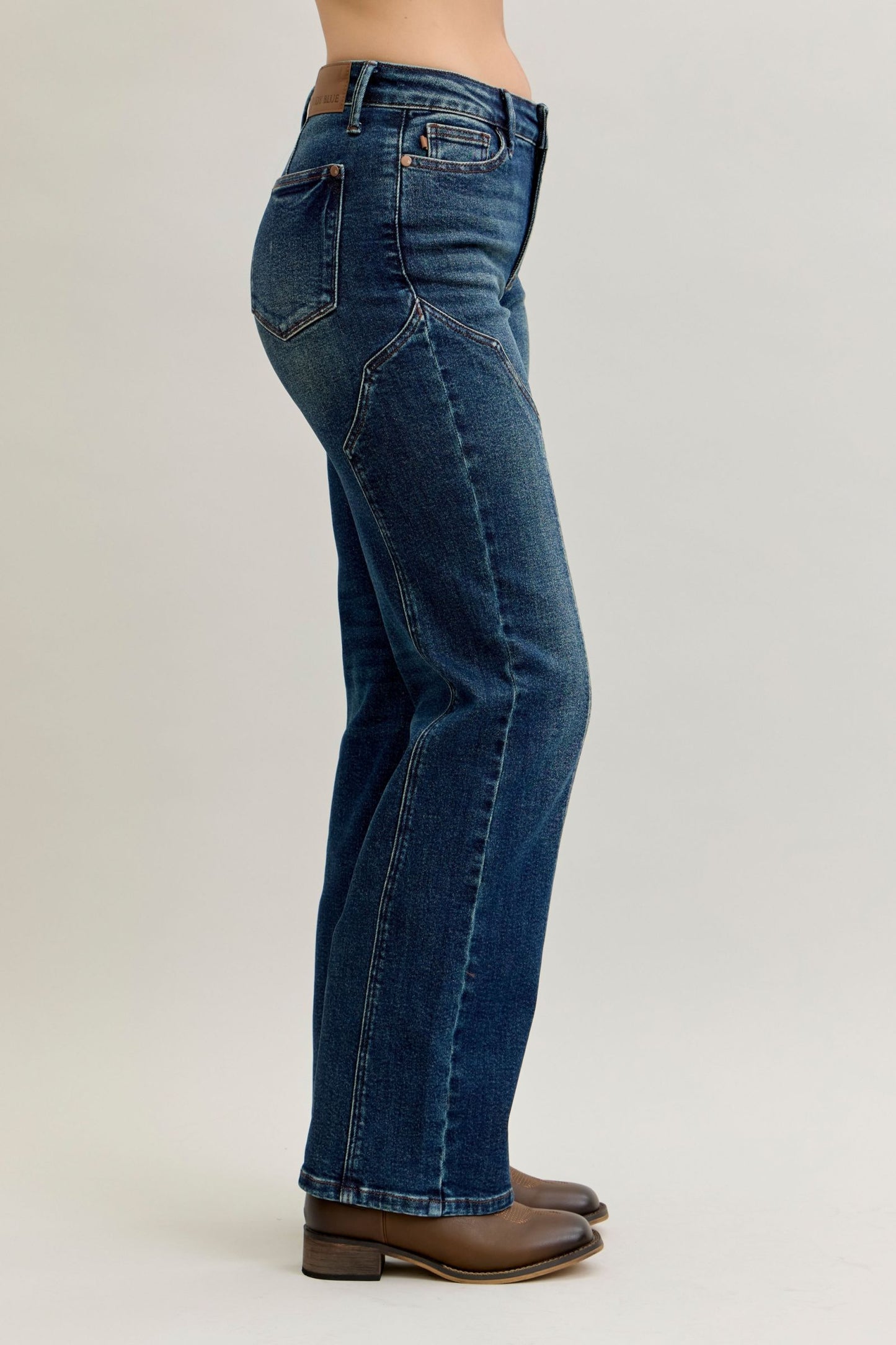 Straight Western Seam Detail Judy Blue
