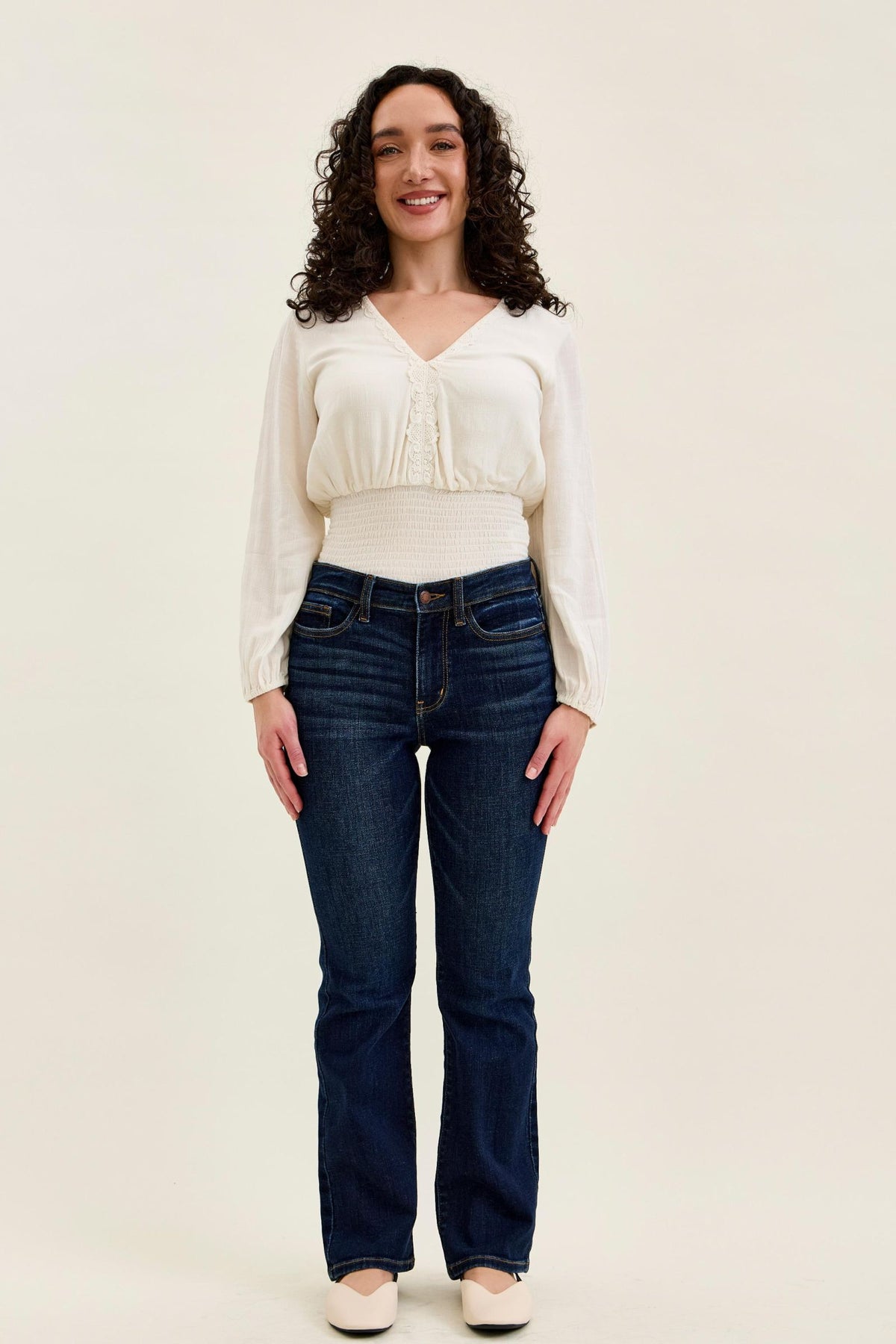 Petite Dark Wash Bootcut Judy Blue