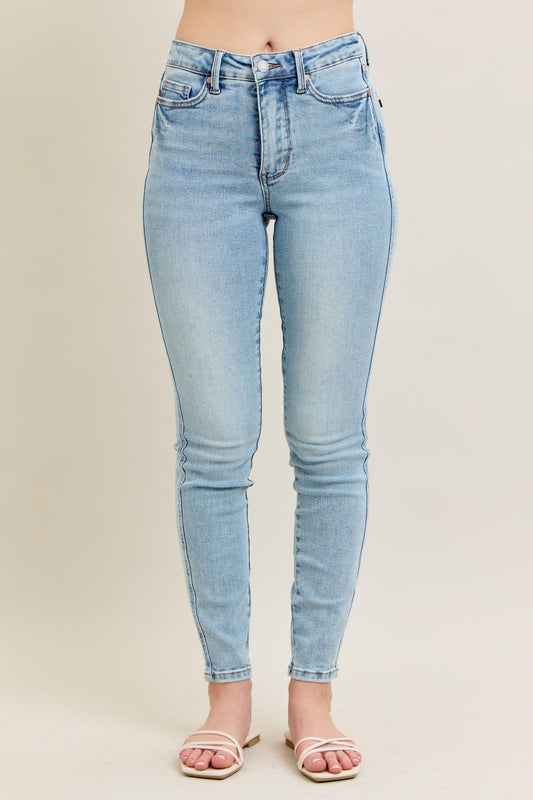 Tummy Control Vintage Wash Skinny Judy Blue