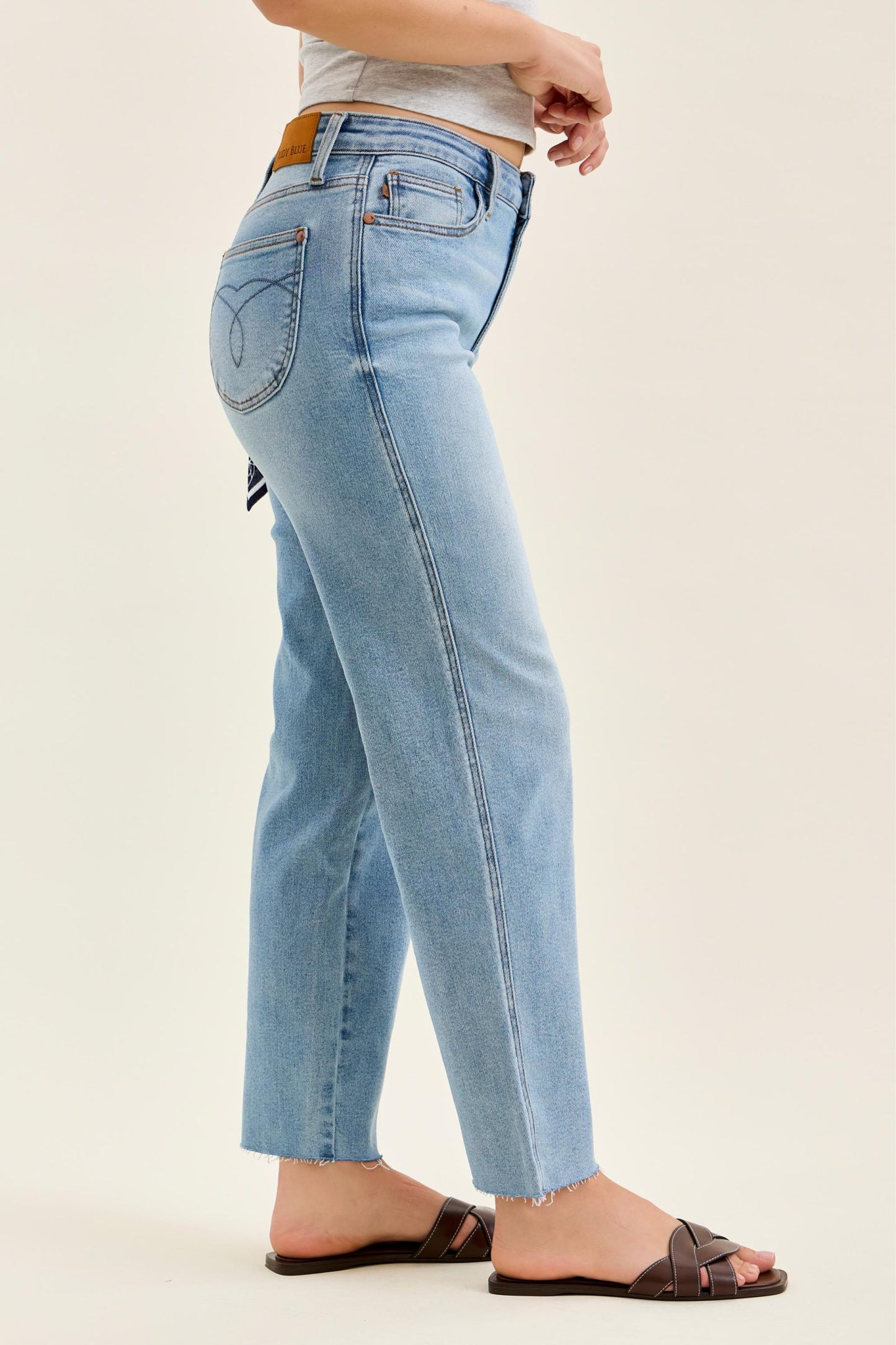 Ankle Straight w/ Bandana Loop Judy Blue