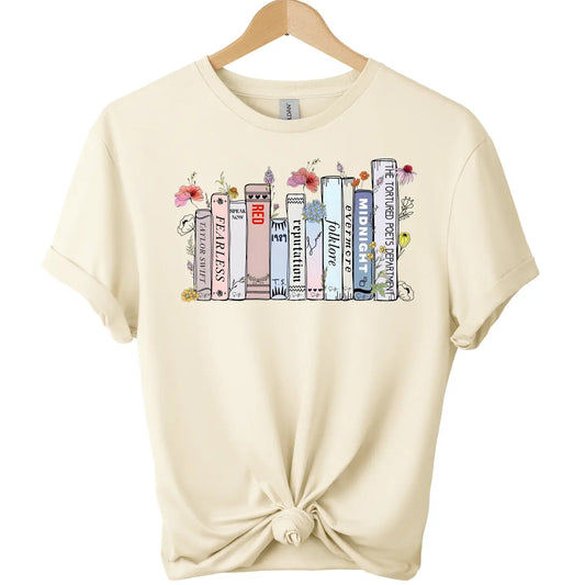 Taylor's Eras Books Tee (W/Tortured Poets!) KIDS Tee 🫶