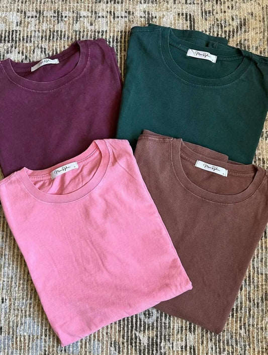 MoonRyder Boyfriend Oversized Tee (Rose Pink)