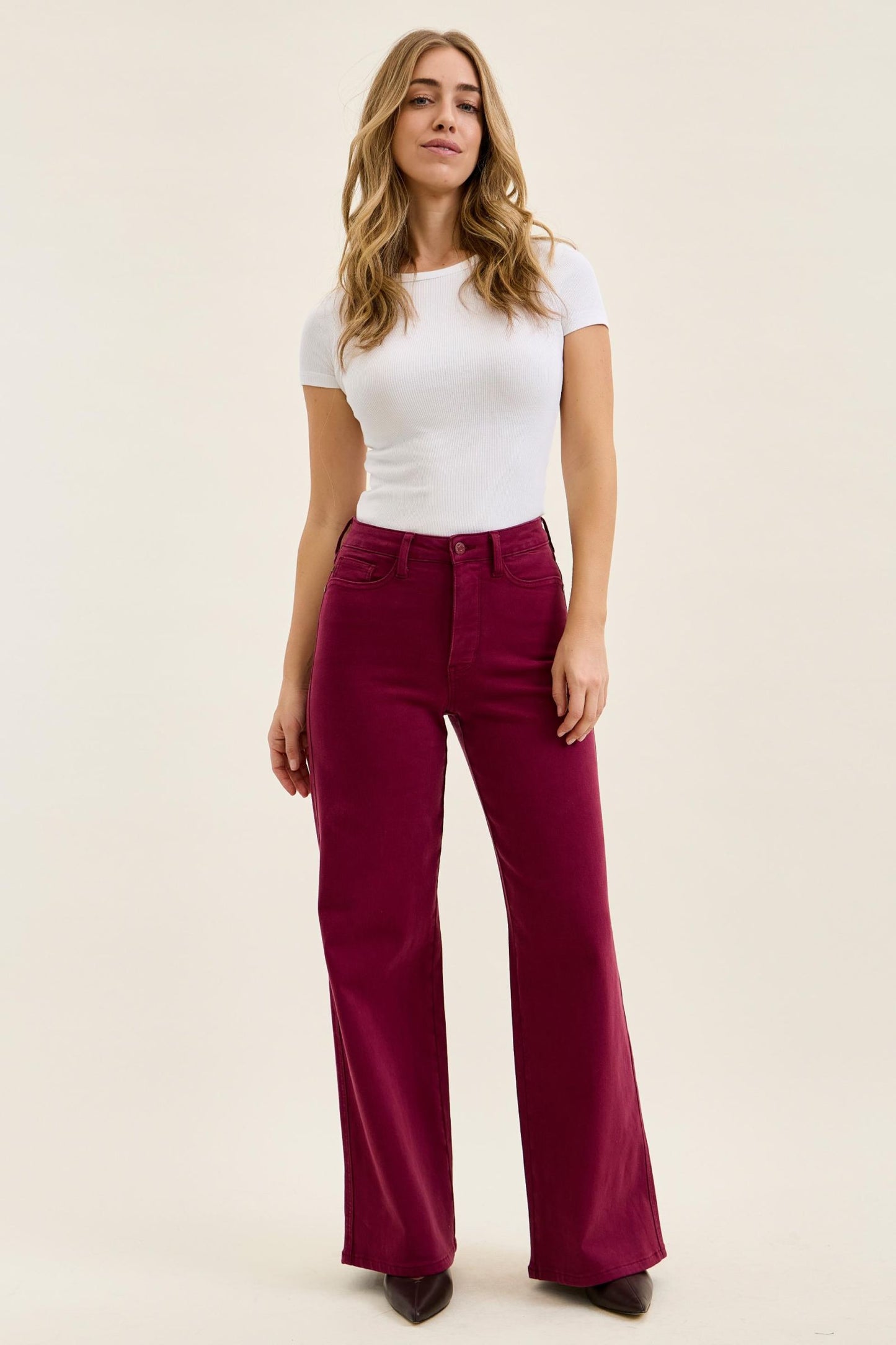 Retro Wide Boysenberry Judy Blue