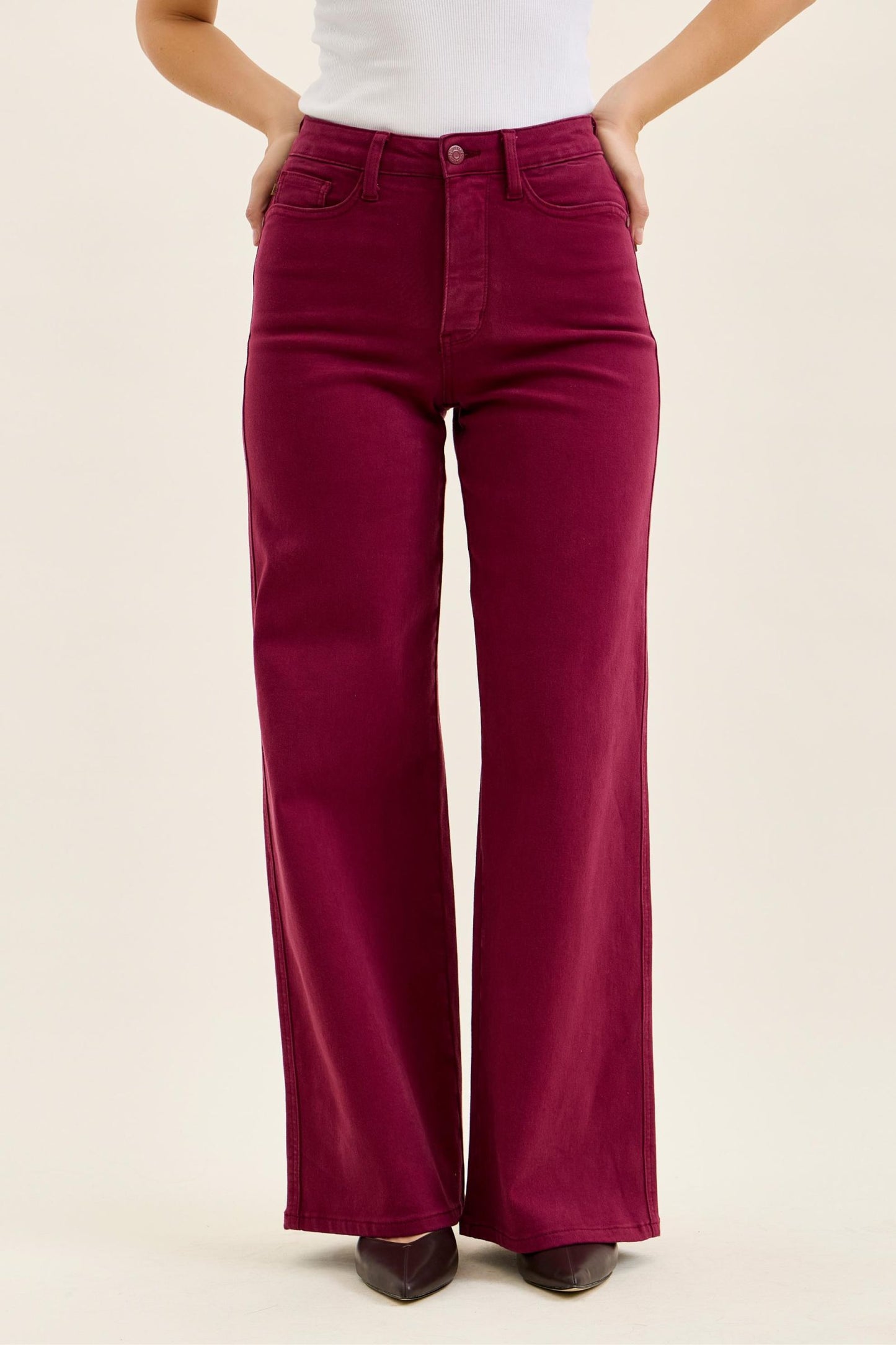 Retro Wide Boysenberry Judy Blue