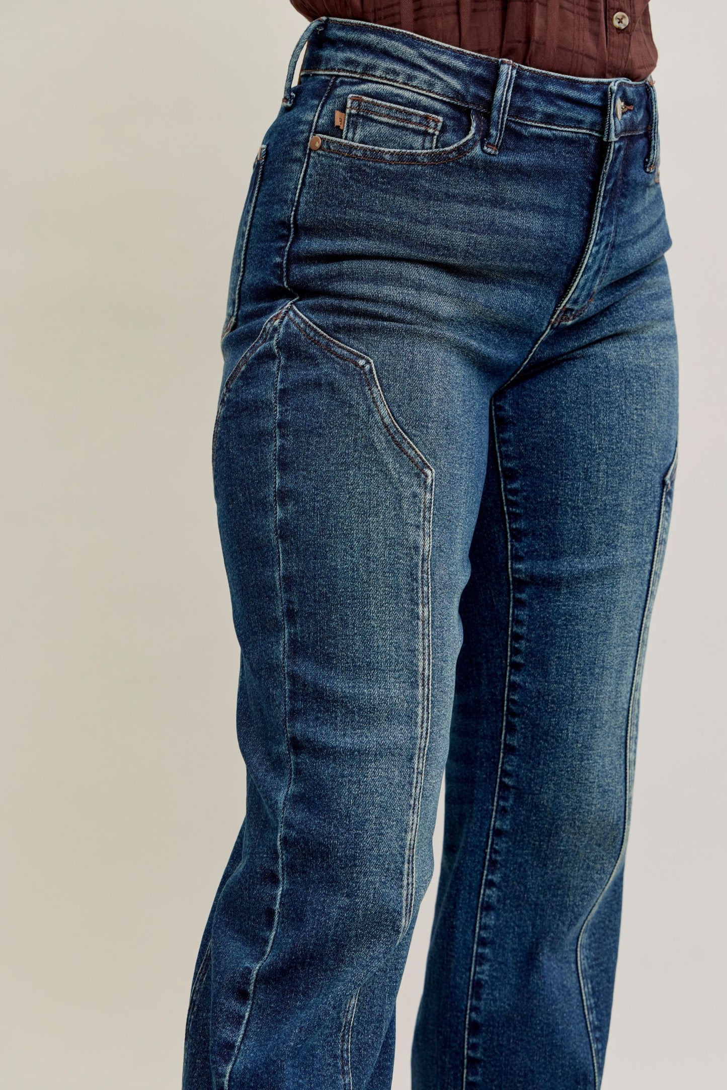 Straight Western Seam Detail Judy Blue