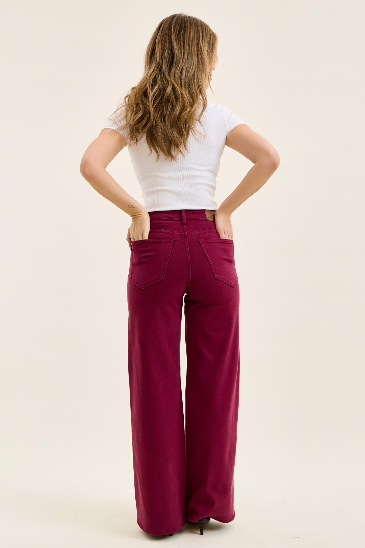 Retro Wide Boysenberry Judy Blue