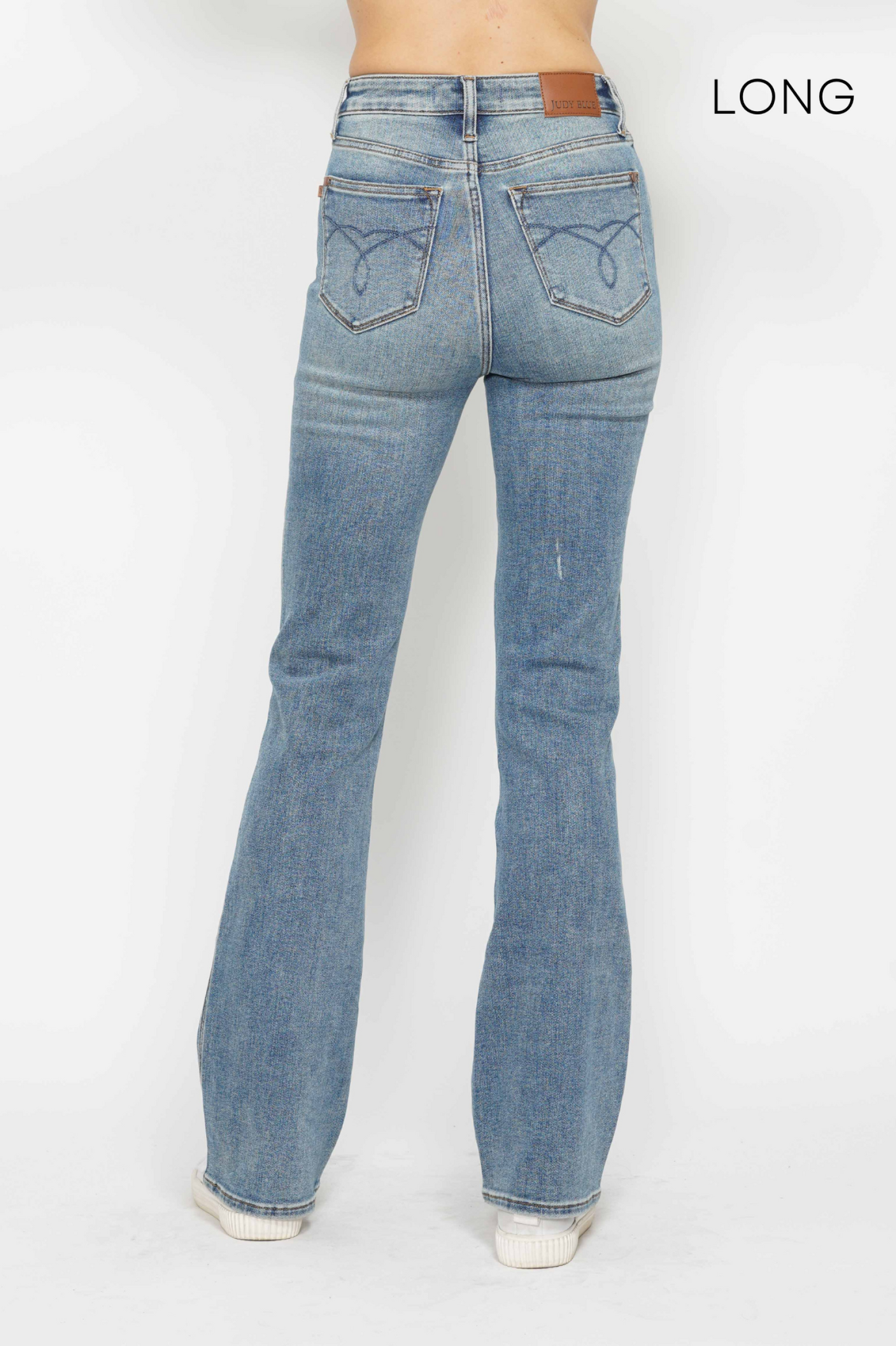 Tummy Control Long Inseam Embroidered Bootcut Judy Blue *runs small, size up