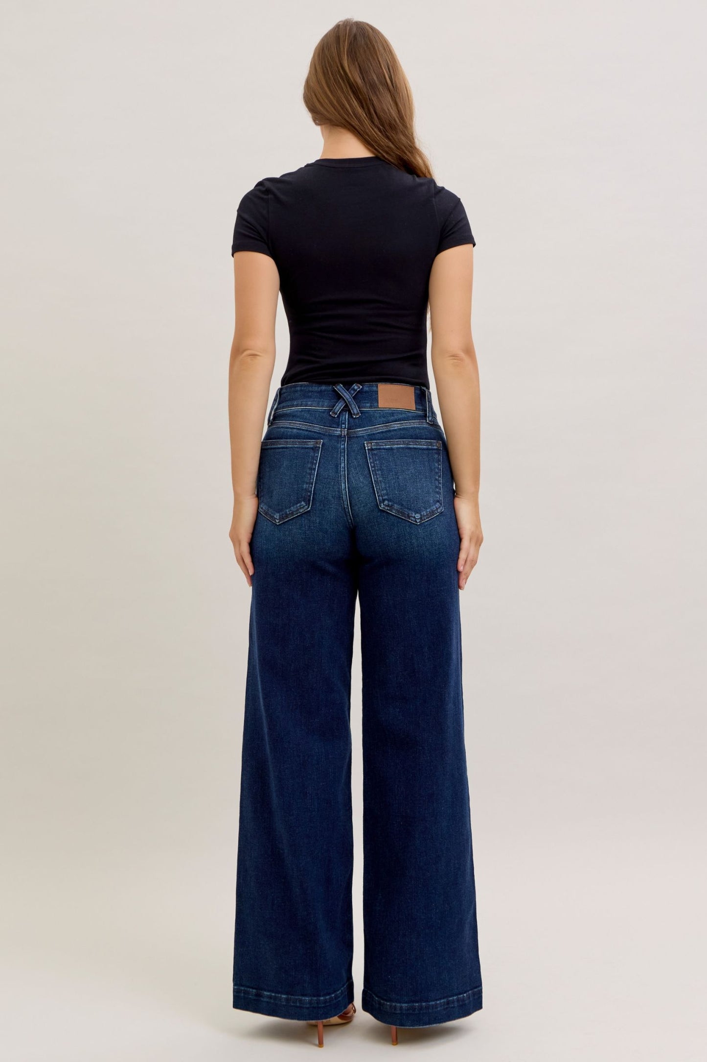 Trouser Wide Leg Judy Blue (Regular Inseam)