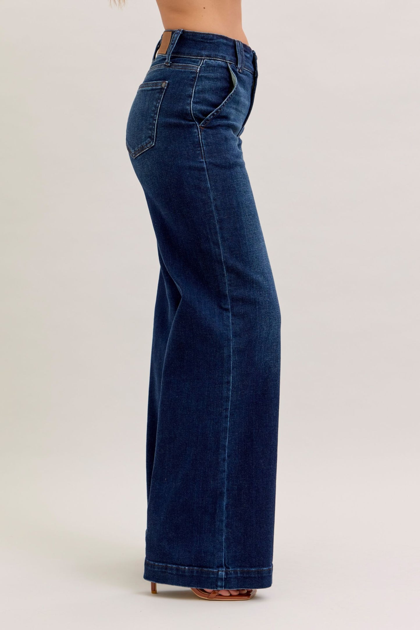 Trouser Wide Leg Judy Blue (Regular Inseam)