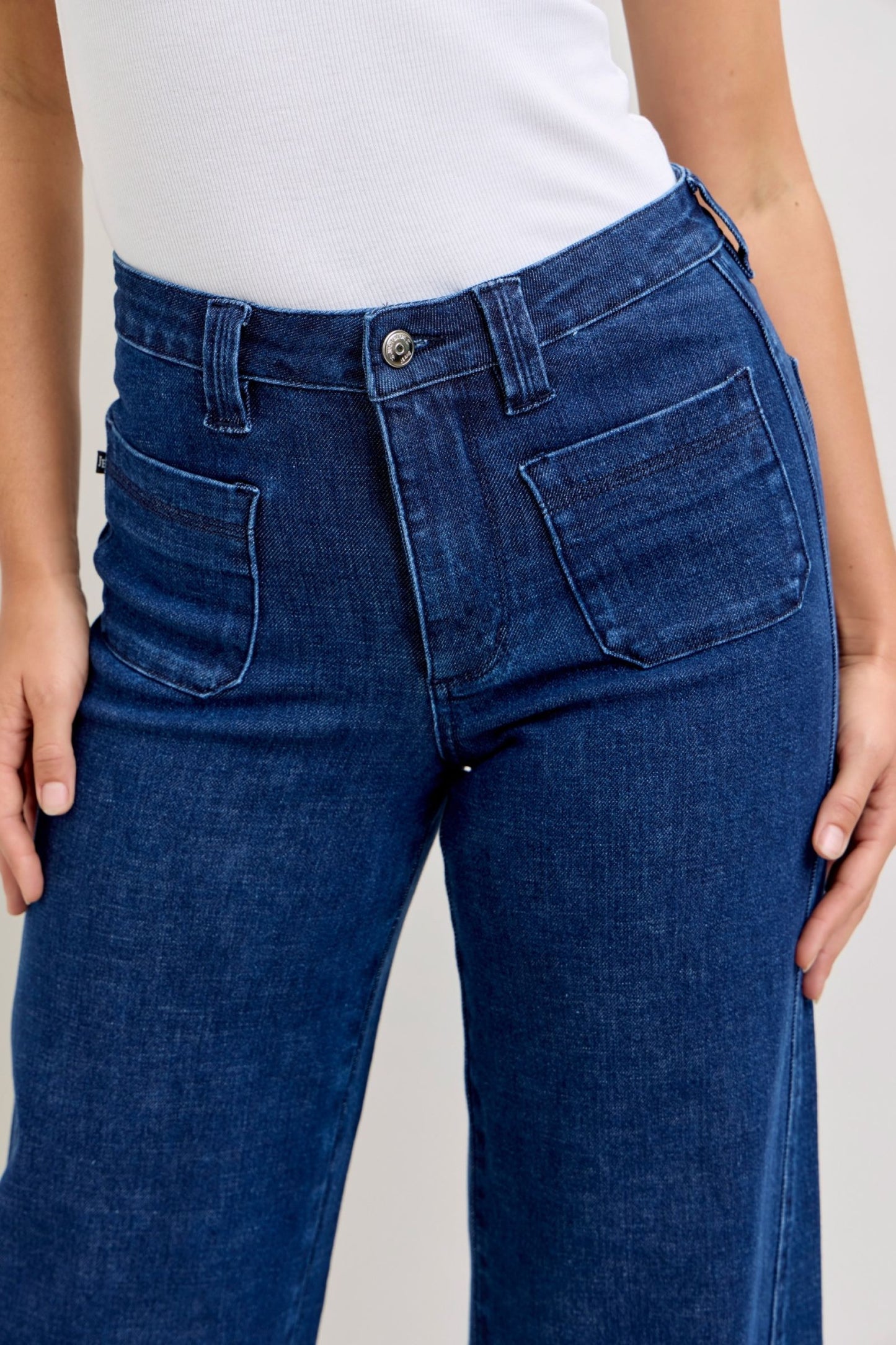 Retro Wide W/ Patch Pkts & Twisted Seam Judy Blue
