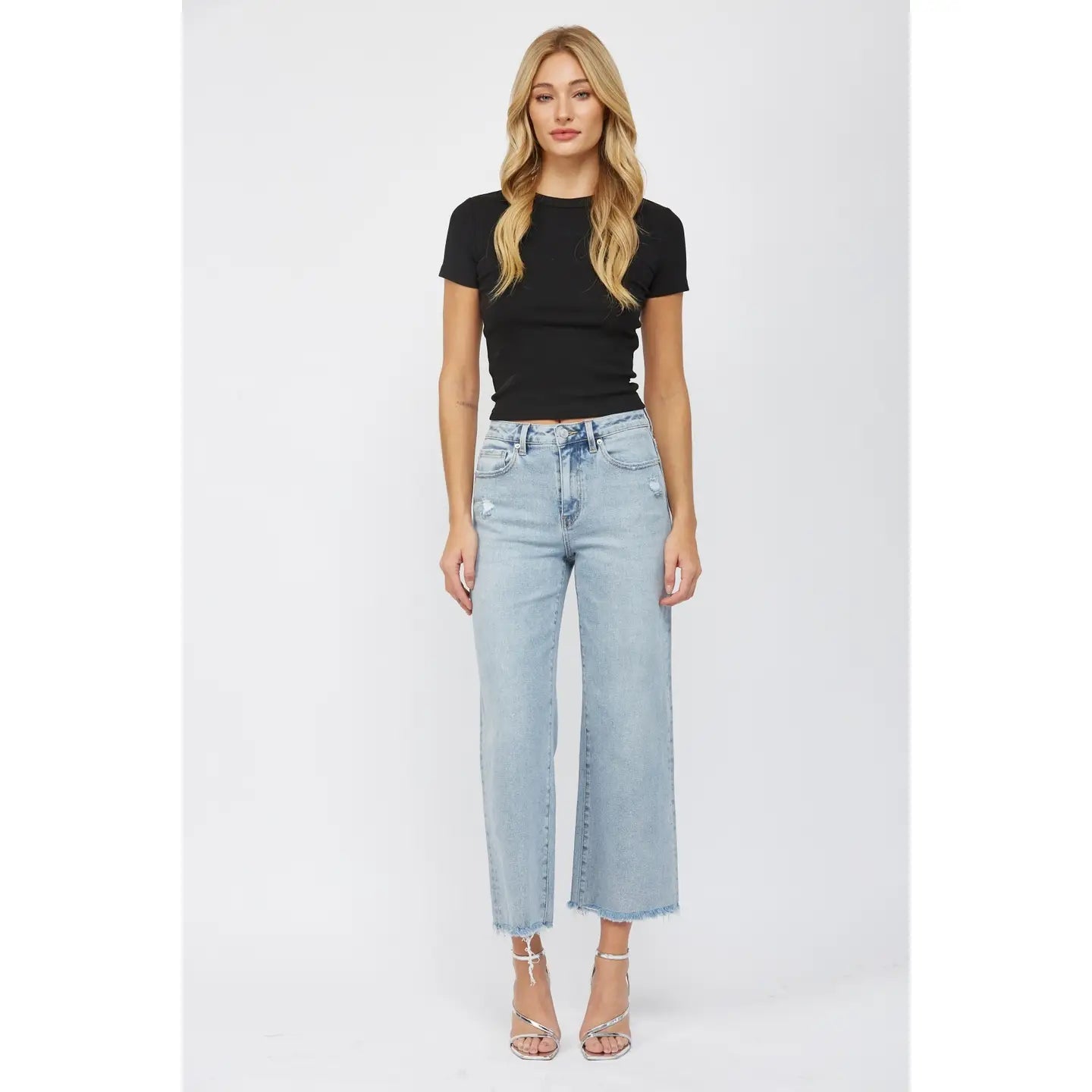 Mica High Rise Ankle Wide Leg