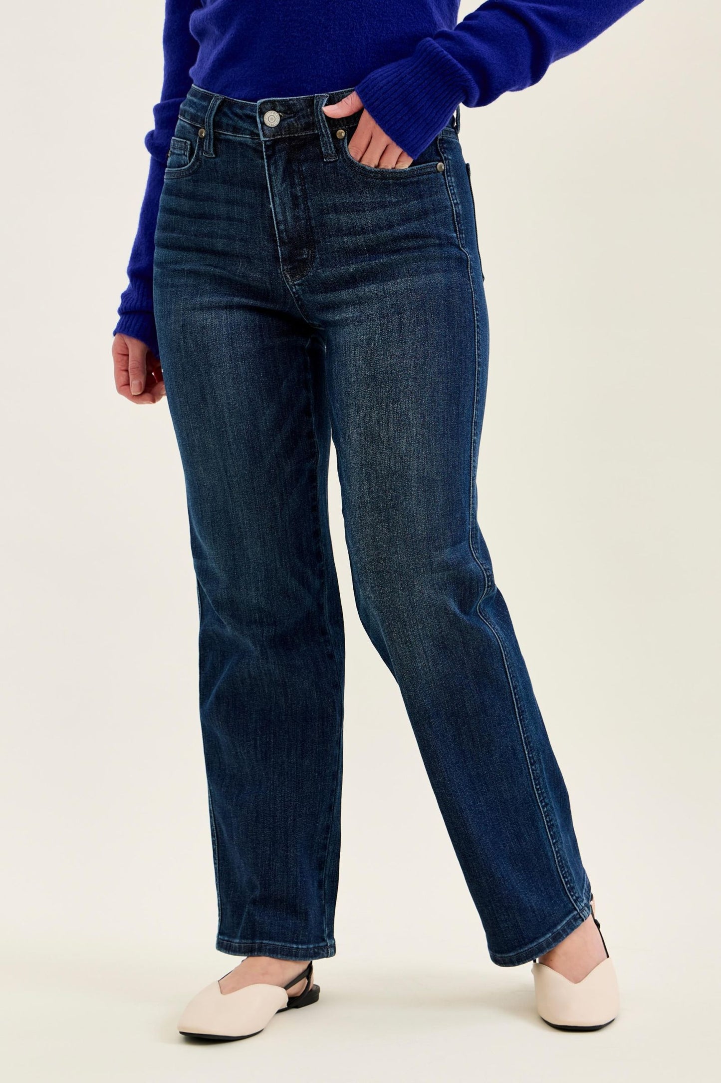 Petite Straight Tummy Control Classic Judy Blue