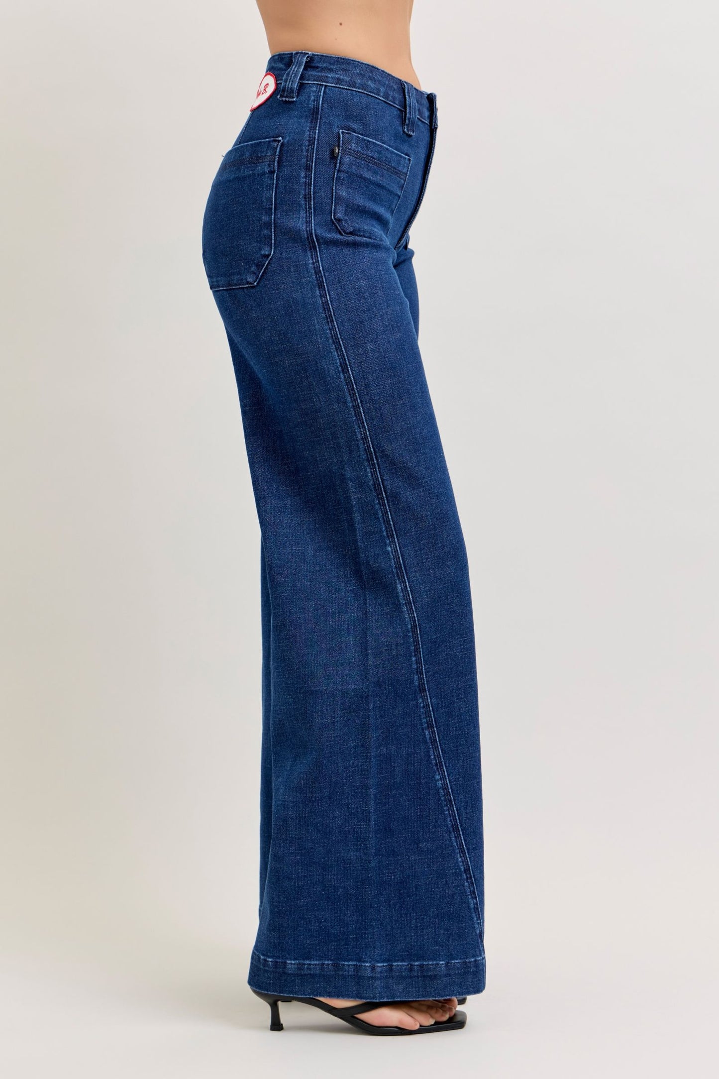 Retro Wide W/ Patch Pkts & Twisted Seam Judy Blue