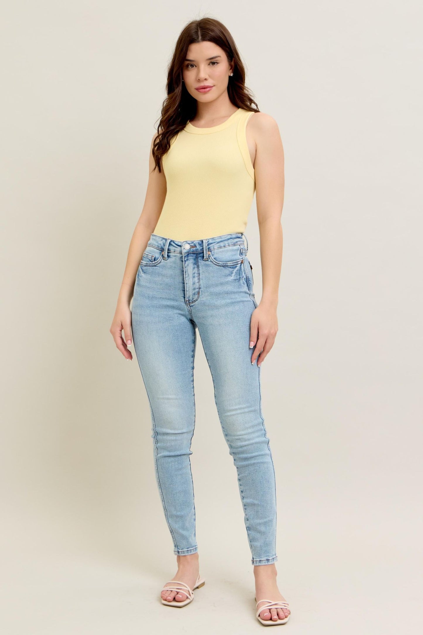Tummy Control Vintage Wash Skinny Judy Blue