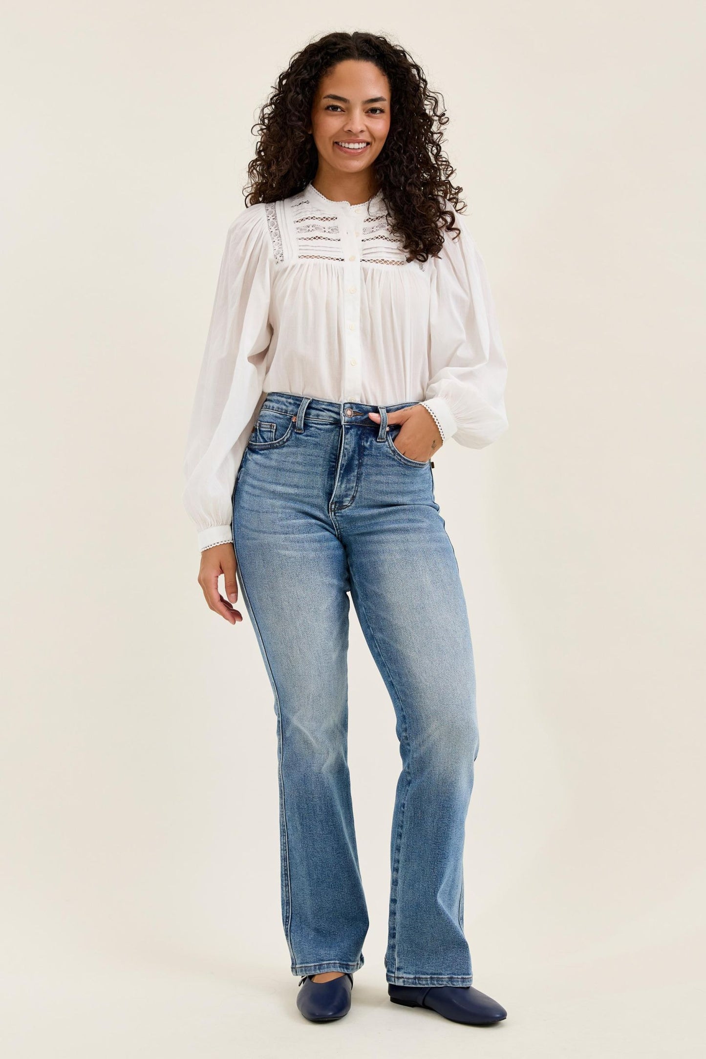 DAISY Bootcut MD Instant Classic Indigo (Long Inseam)