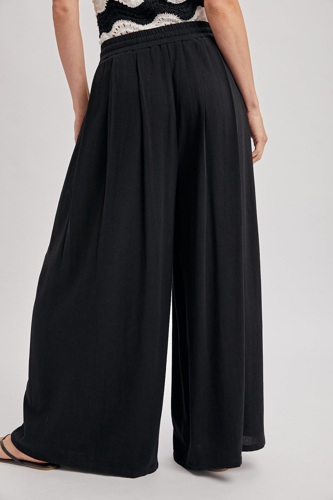 Drawstring Palazzo Pants 🖤