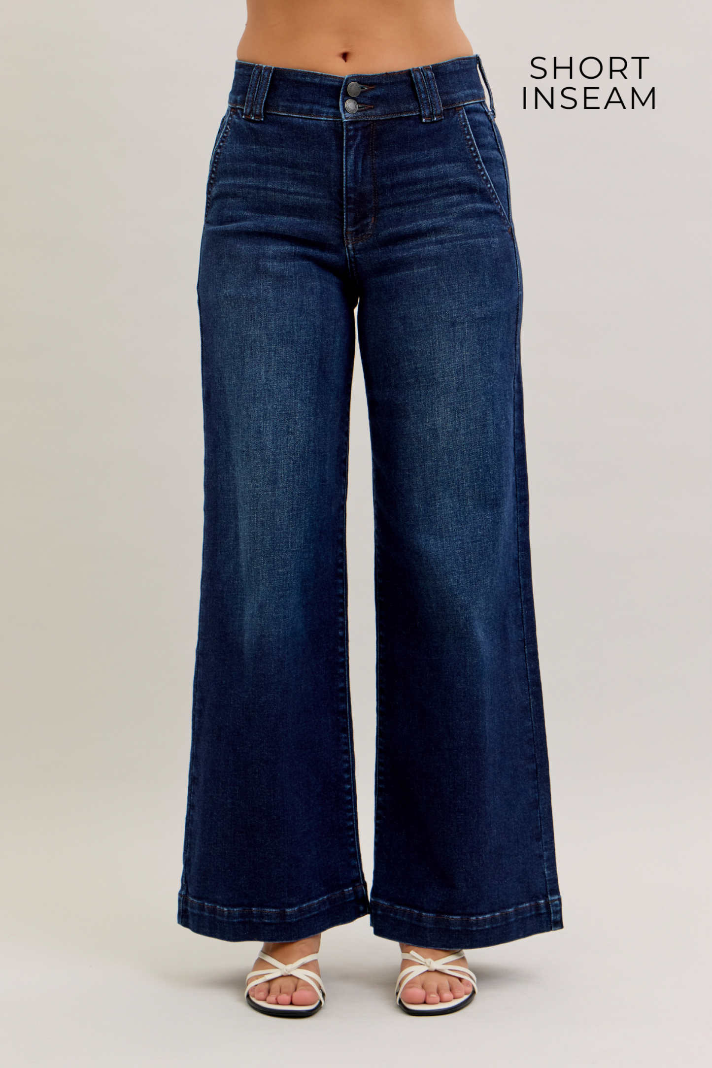 Trouser Wide Leg Judy Blue (Short Inseam)