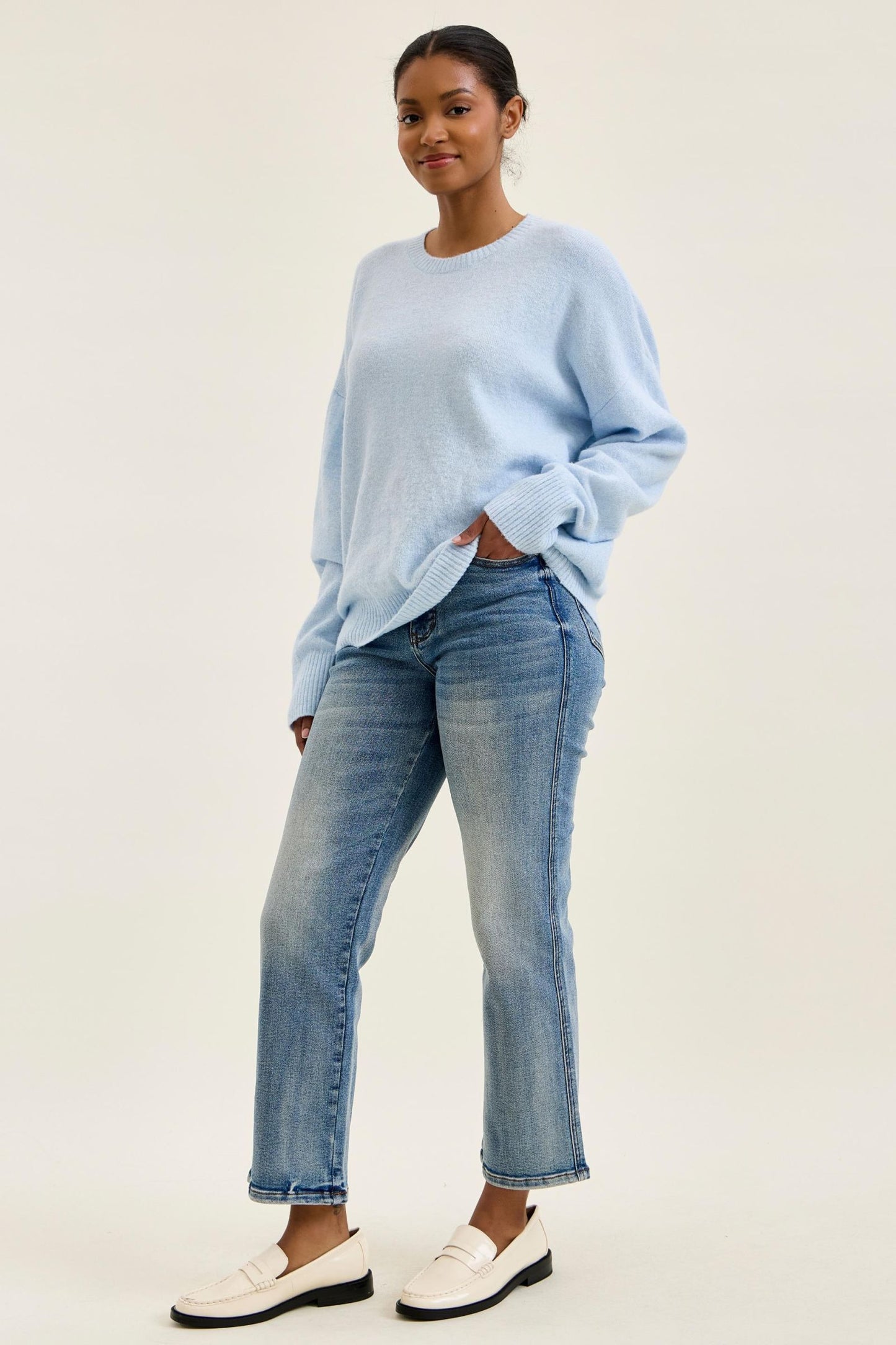 PEGGY Ankle Straight Break Through Blue Judy Blue