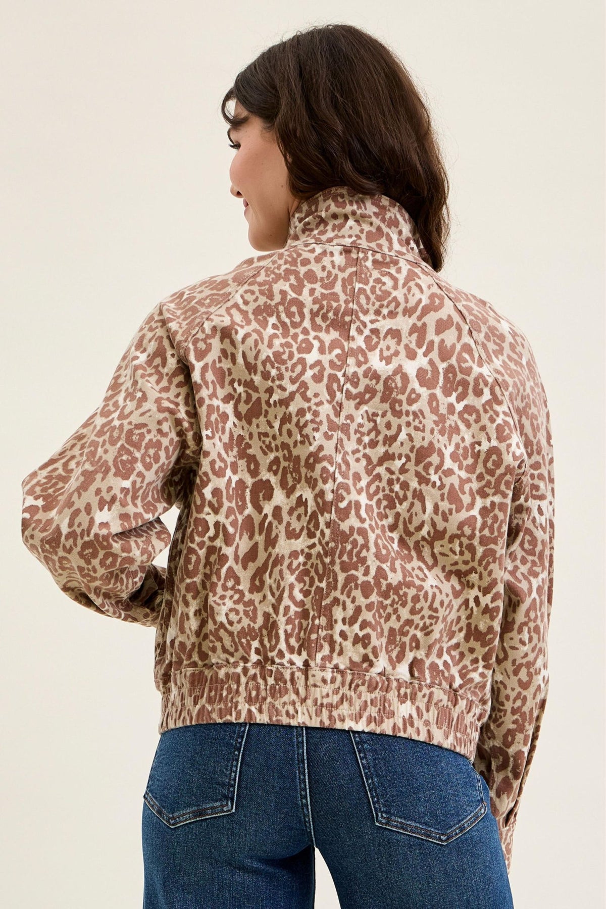 Winter Leopard Bomber Jacket Judy Blue 🤎