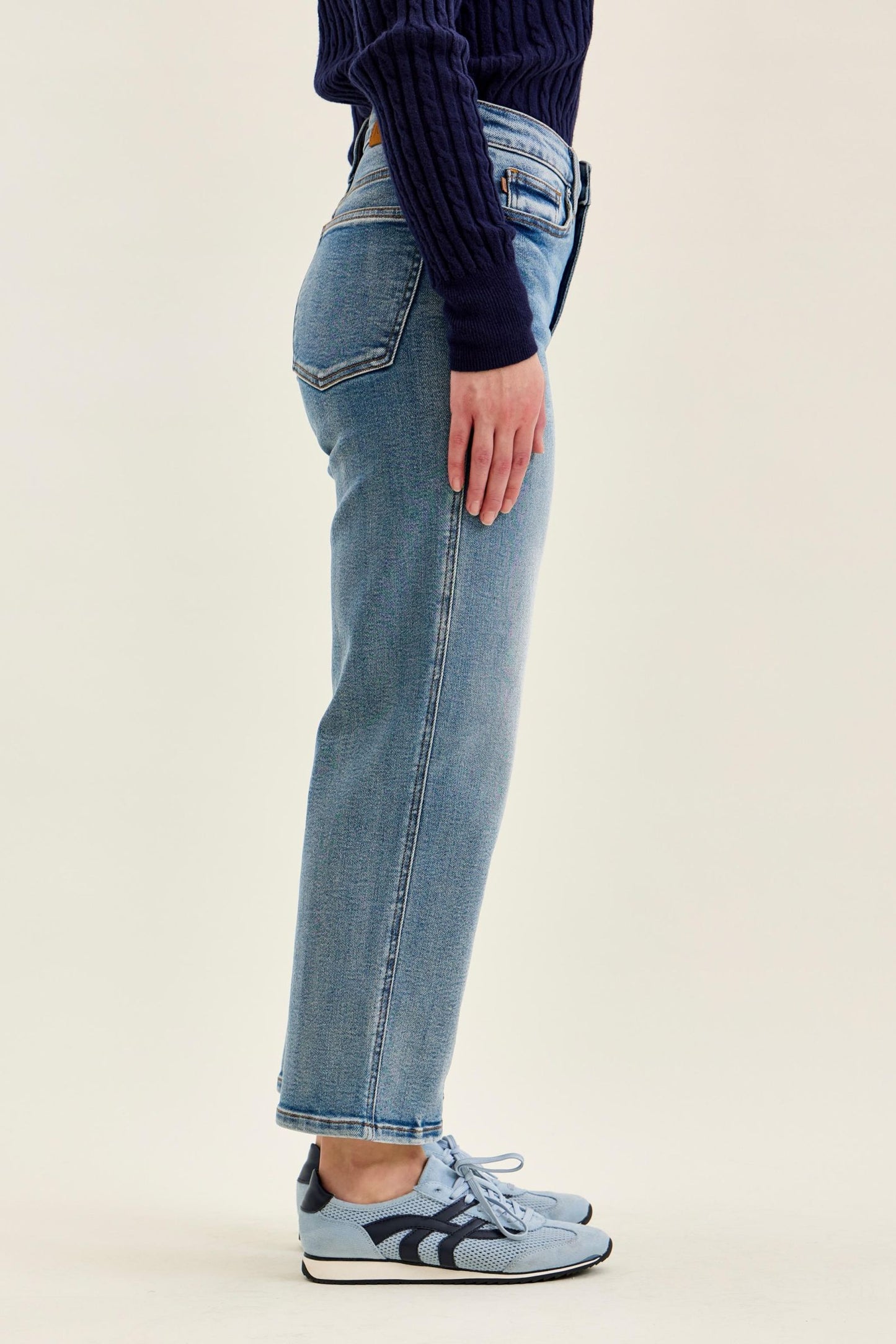 Petite PEGGY Ankle Straight Break Through Blue Judy Blue