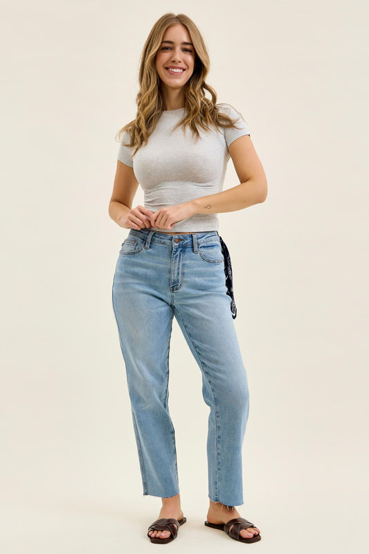 Ankle Straight w/ Bandana Loop Judy Blue