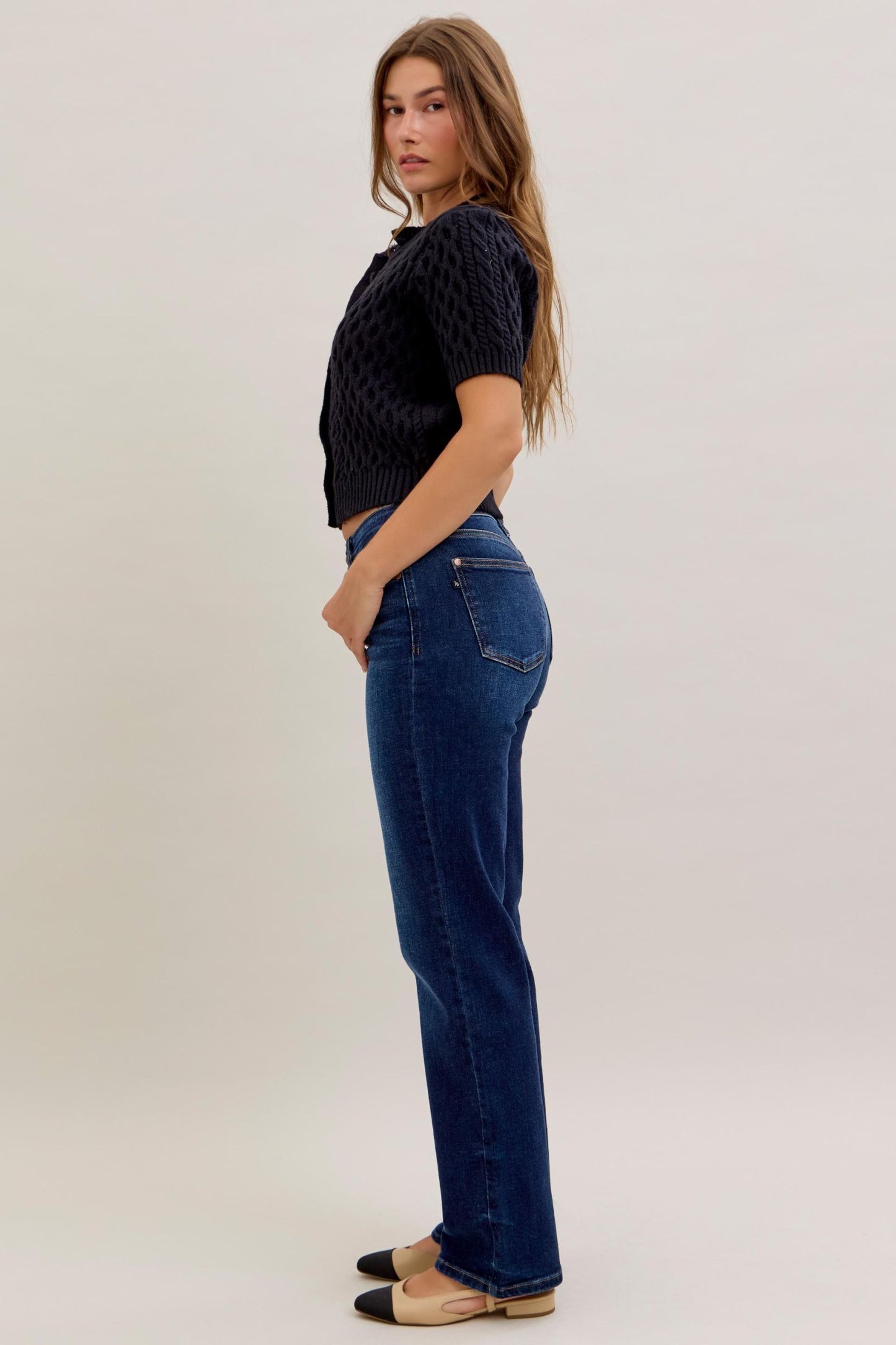 Midrise Straight Judy Blue (Regular Inseam)