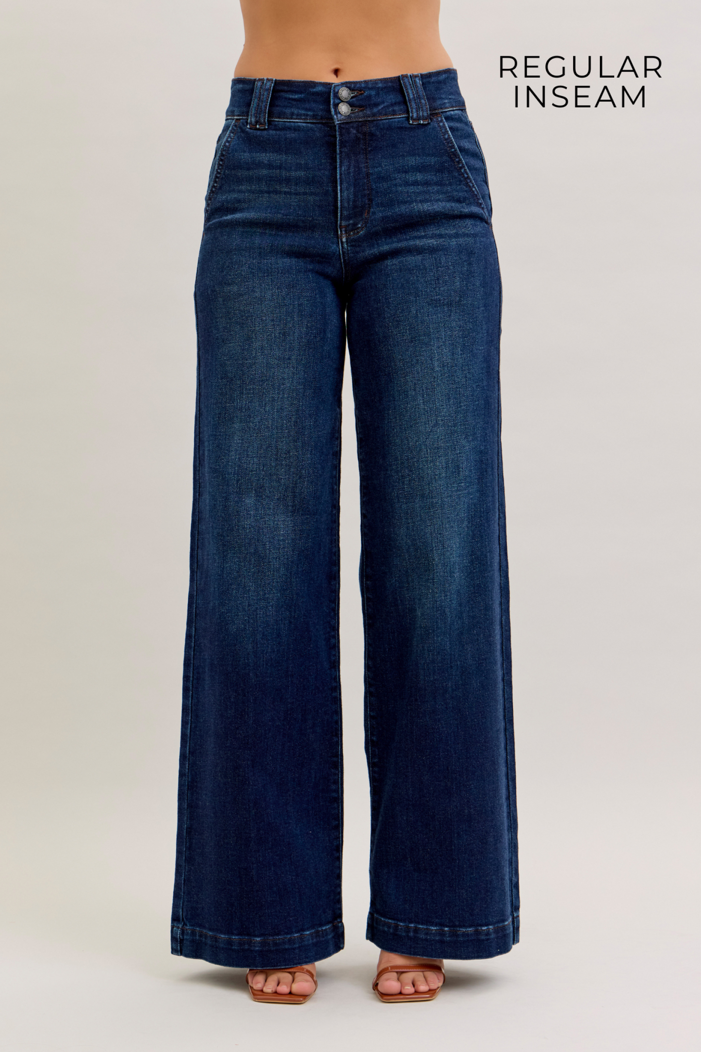 Trouser Wide Leg Judy Blue (Regular Inseam)