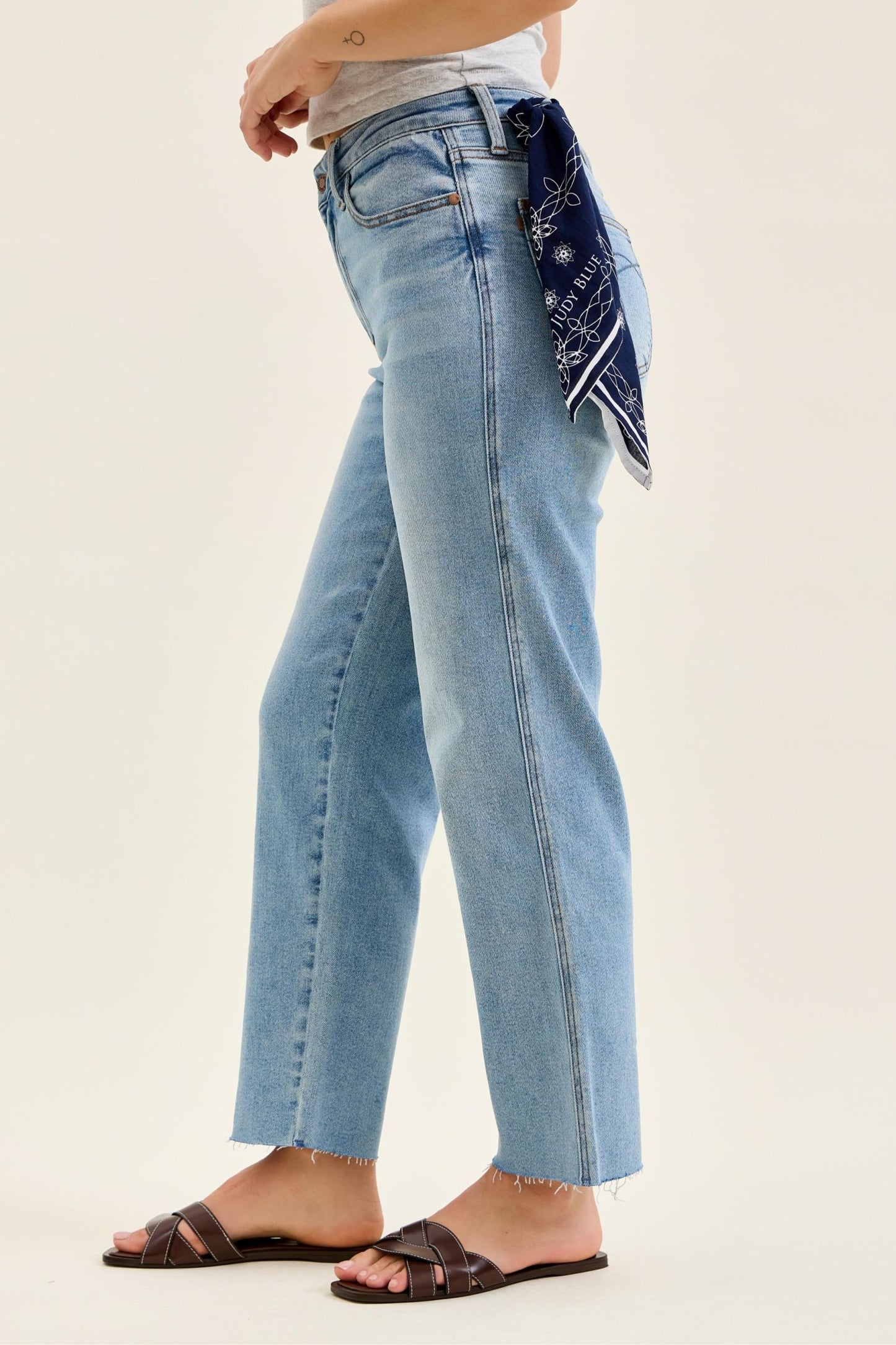 Ankle Straight w/ Bandana Loop Judy Blue