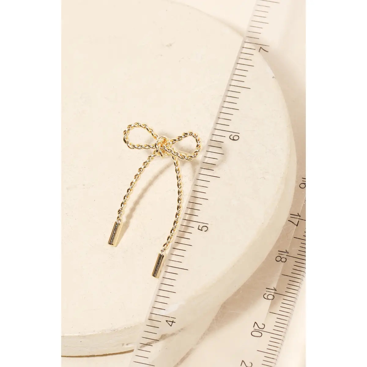 Twisted Bow Tie Earrings