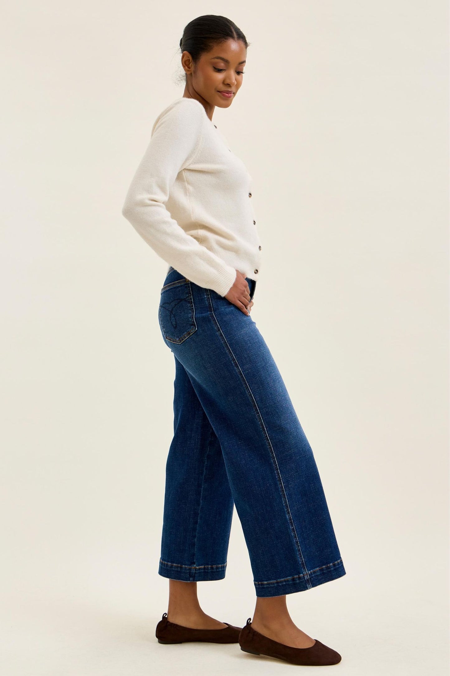 T.C CLAUDIA Ankle Wide DK Deep Indigo Judy Blue