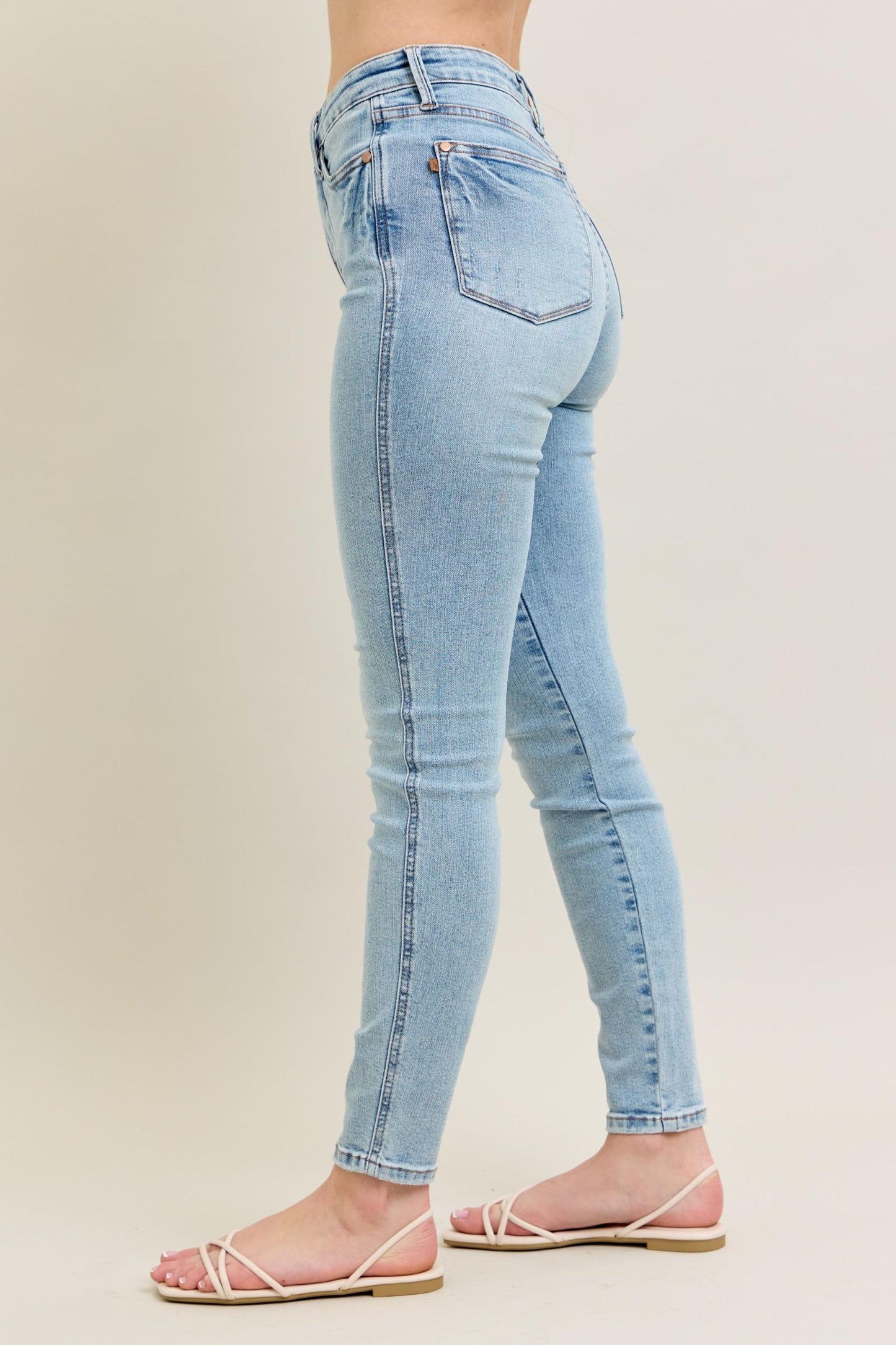 Tummy Control Vintage Wash Skinny Judy Blue