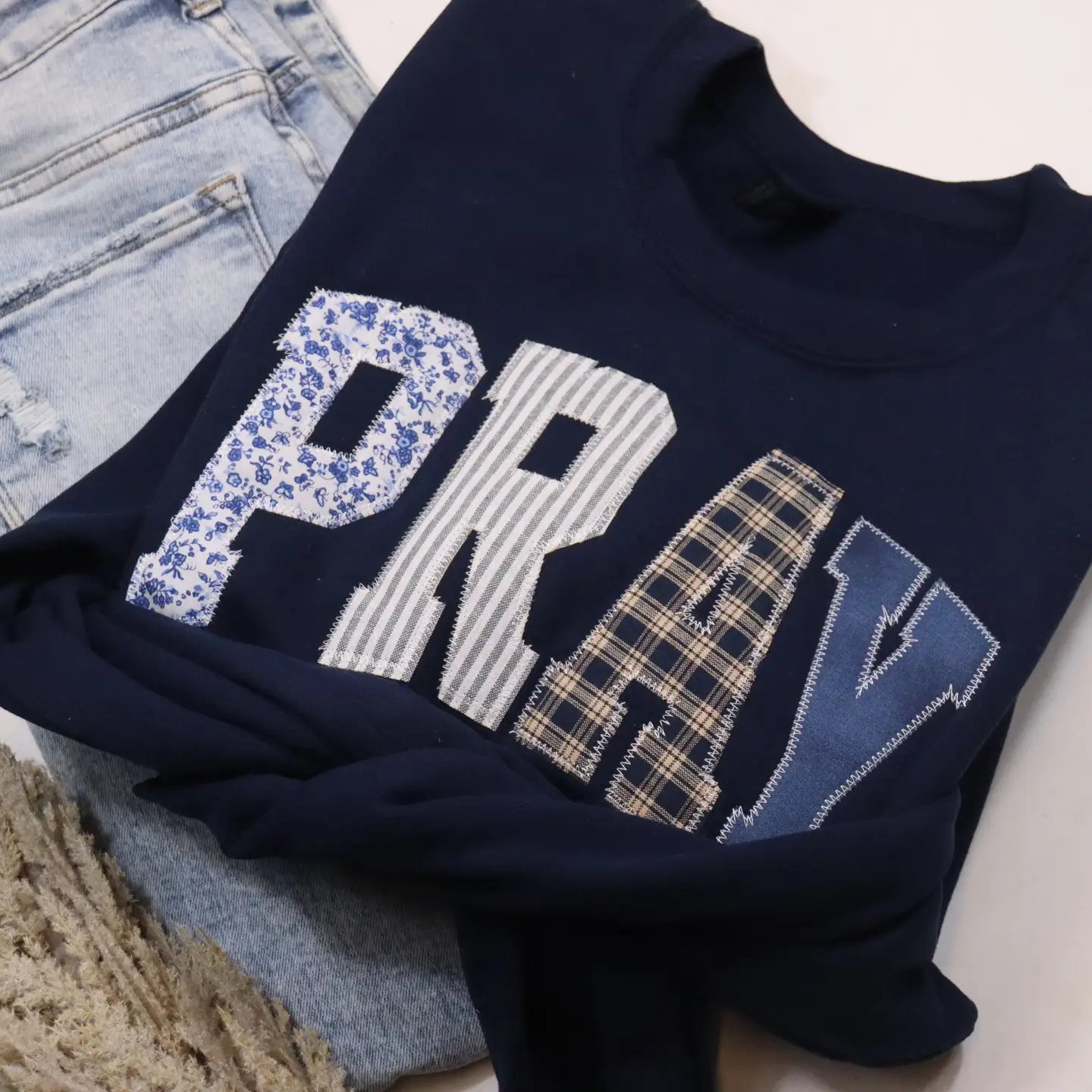 Navy Pray Sweatshirt 💙
