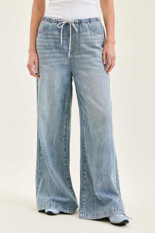 Palazzo Featherweight w/ Drawcord Judy Blue
