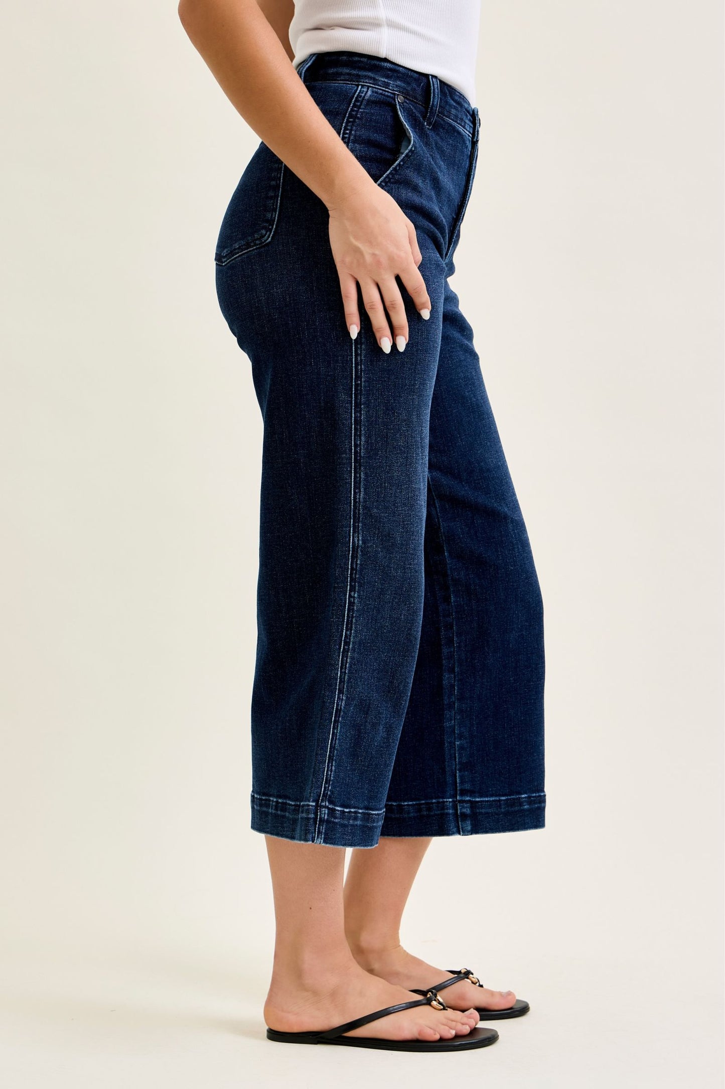 Ankle Wide Trouser Judy Blue