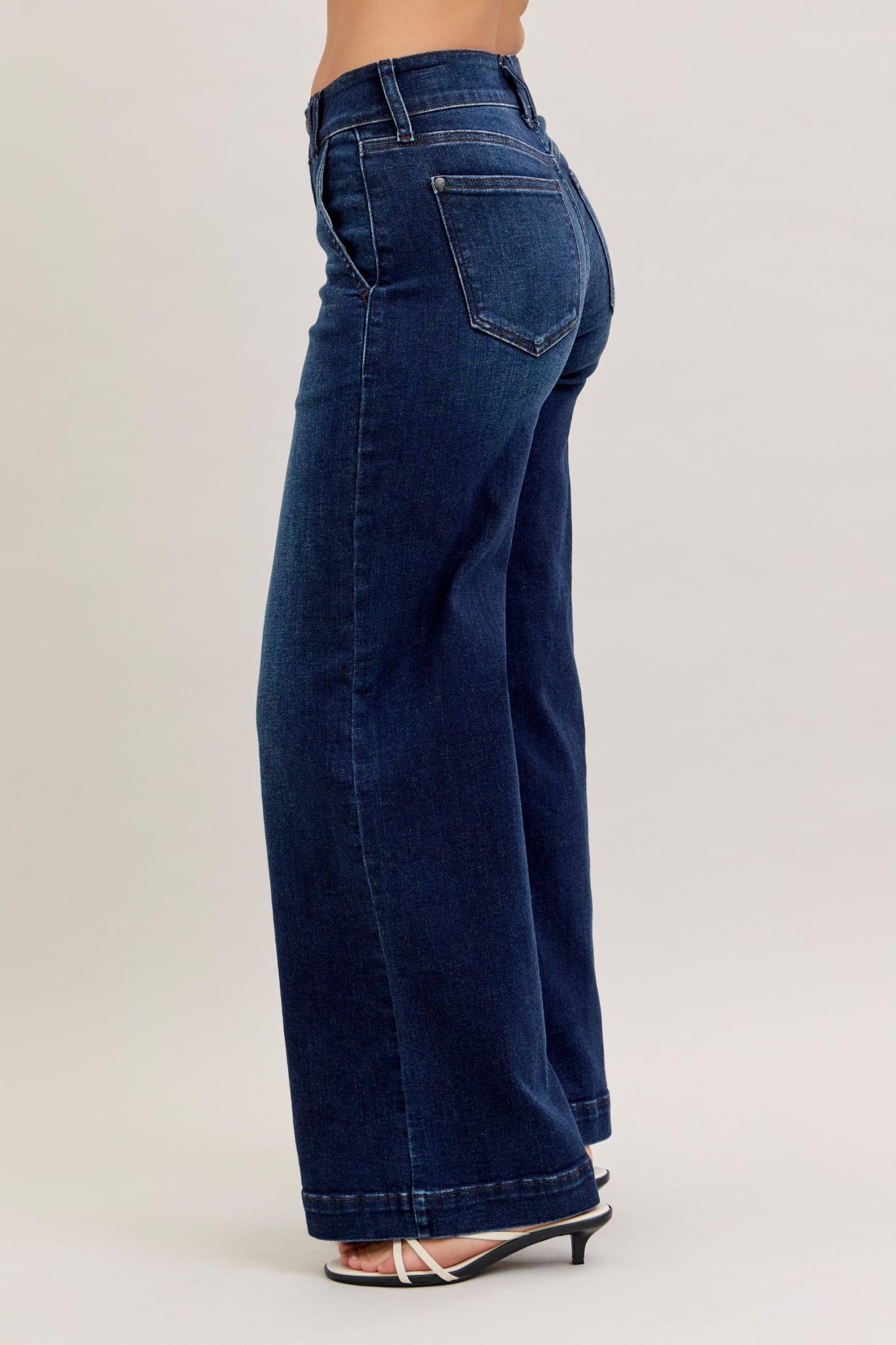 Trouser Wide Leg Judy Blue (Short Inseam)