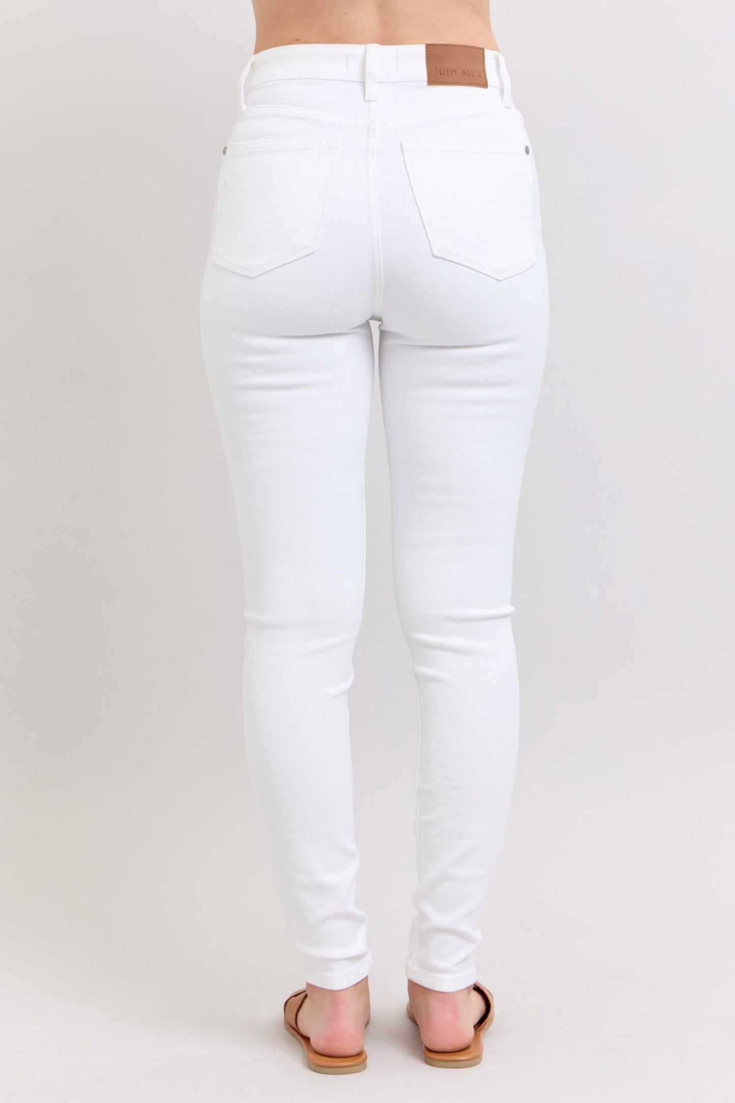 Sunny Day White Skinny Judy Blue ☀️