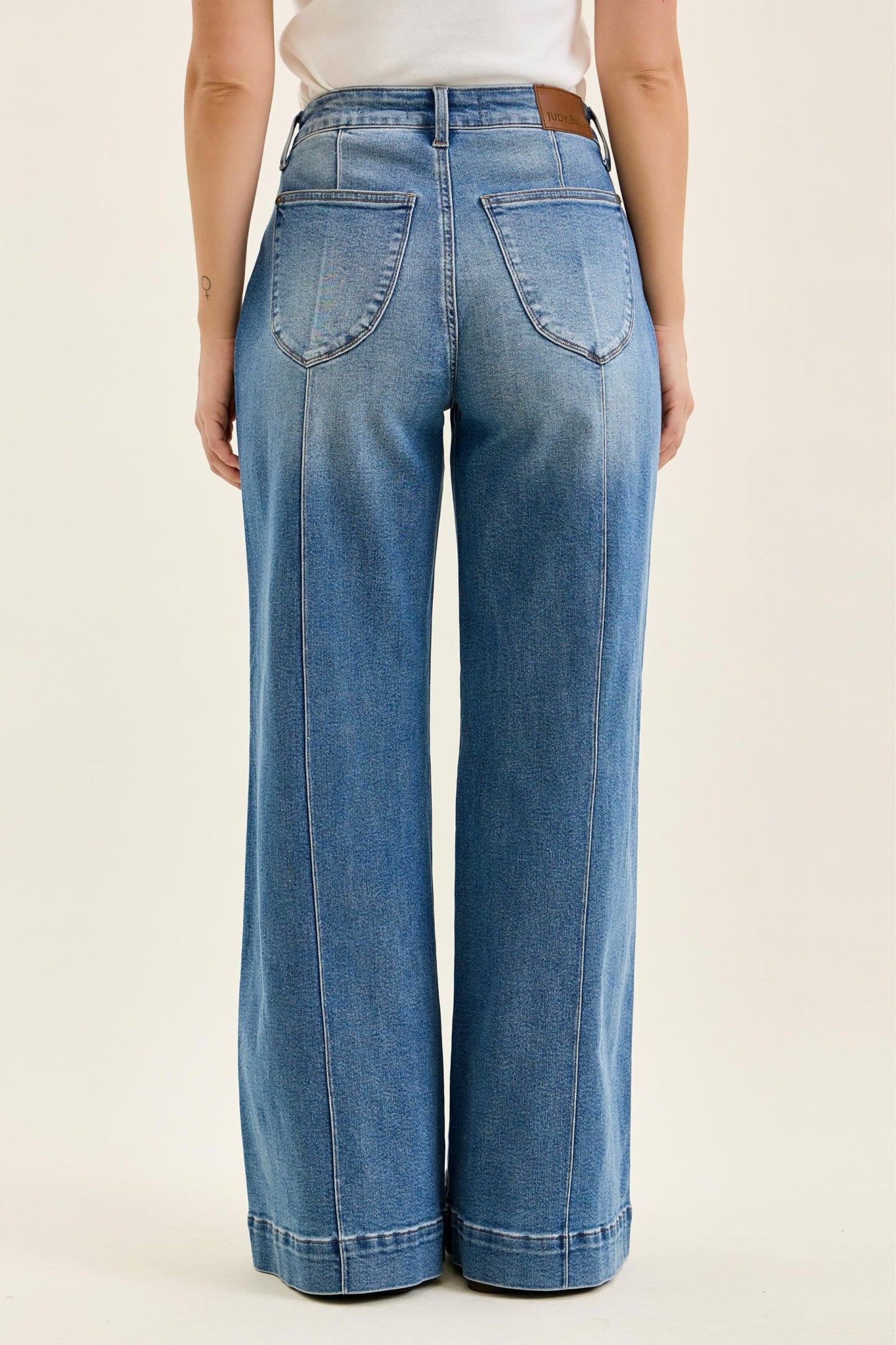 LIZA Palazzo w/ Shield Pockets Judy Blue (Long Inseam)