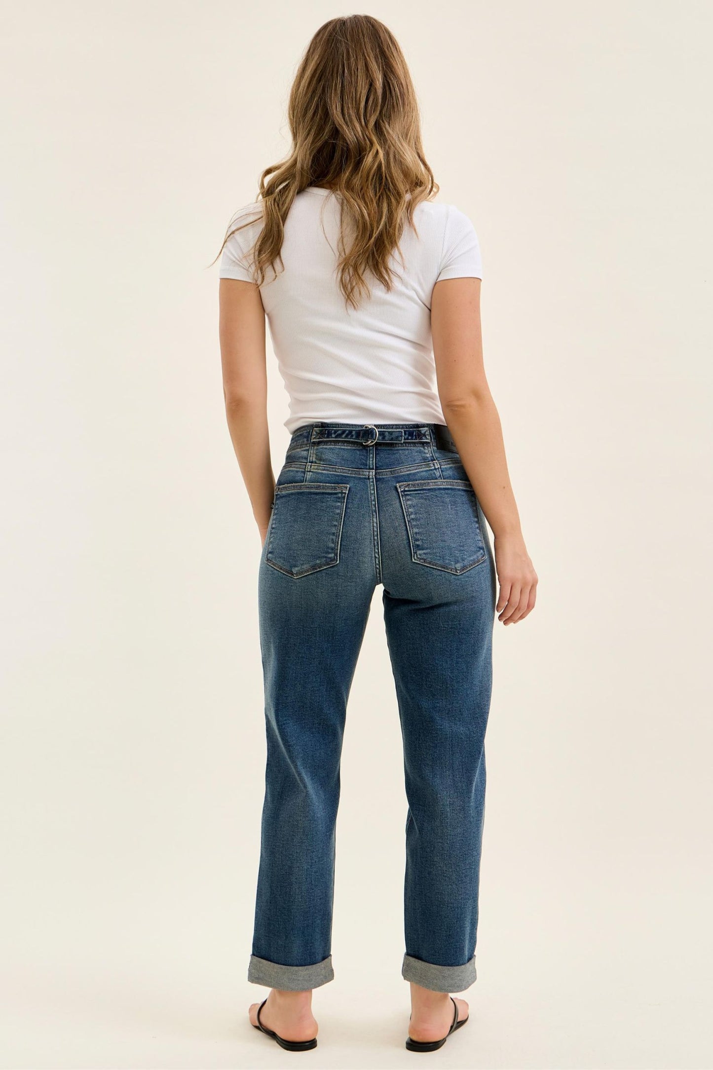 Boyfriend w/ Adjustable Back Tab + Hollywood WB Judy Blue
