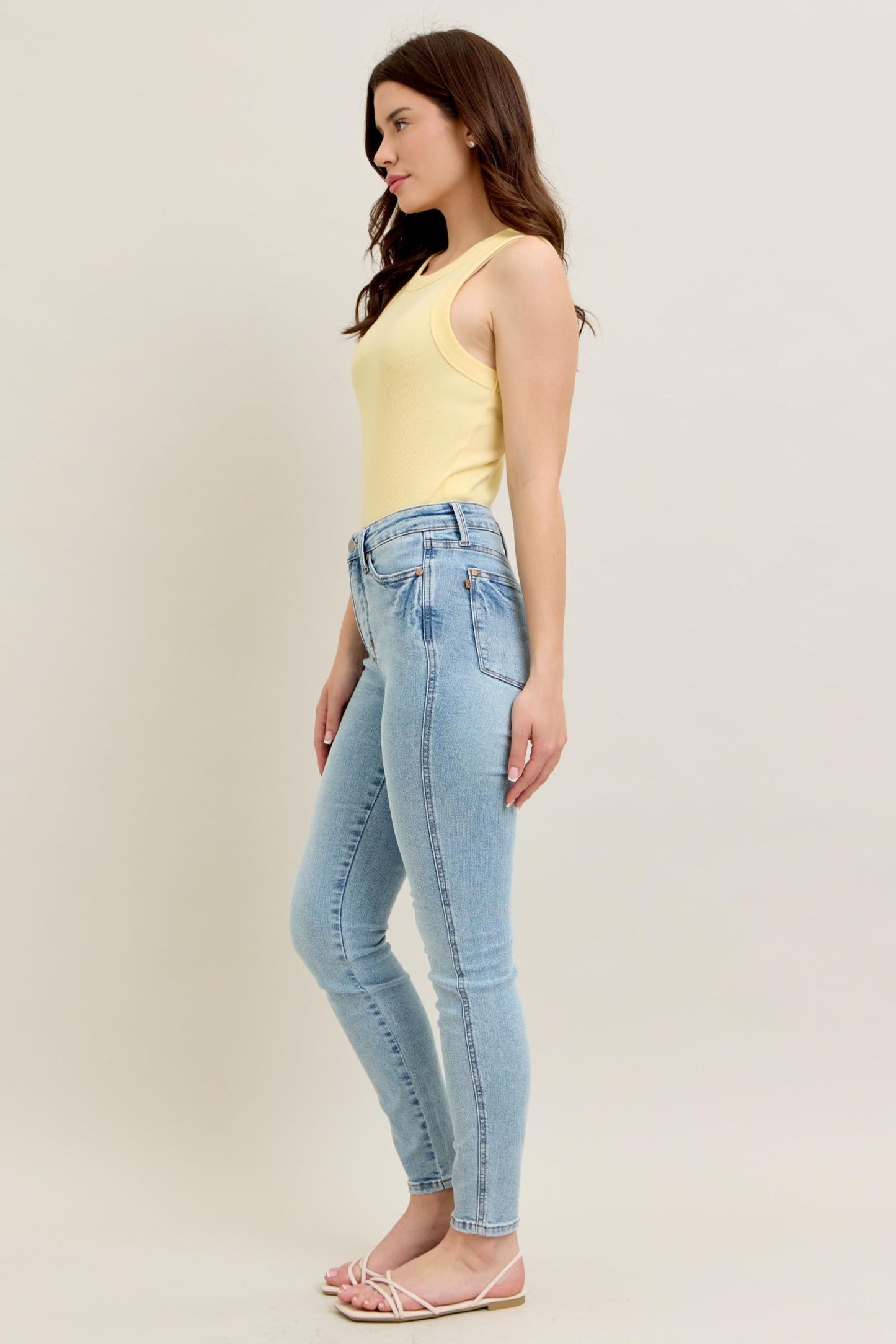 Tummy Control Vintage Wash Skinny Judy Blue