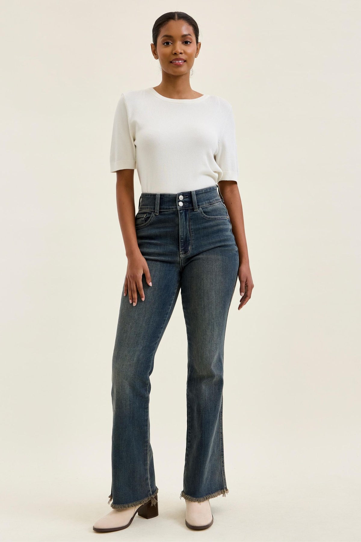 Daisy Bootcut Double Button Vintage Judy Blue
